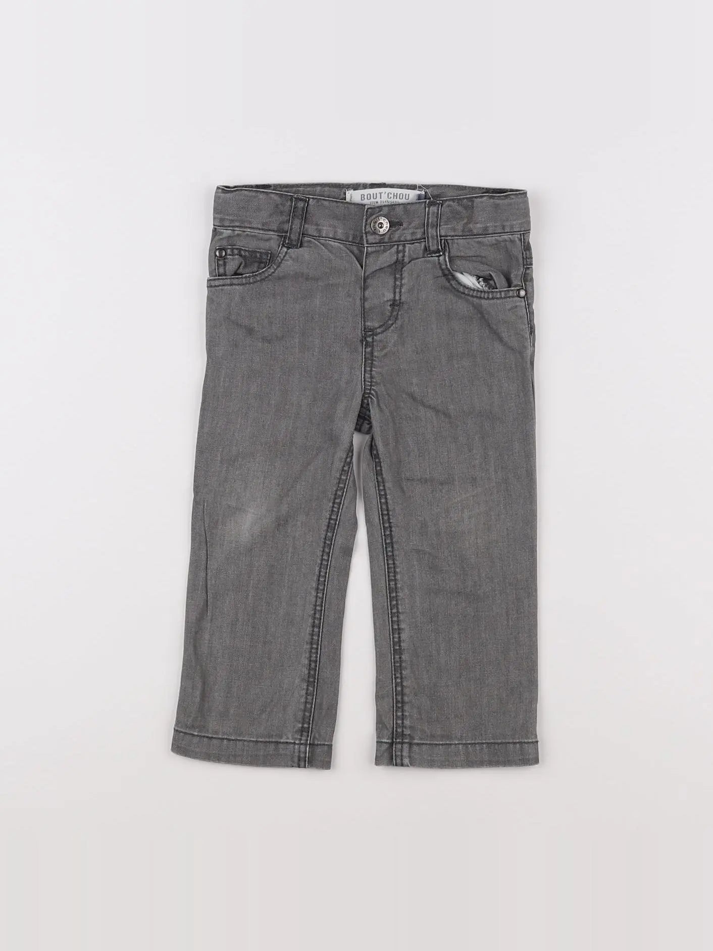 Boutchou - jean gris - 12 mois