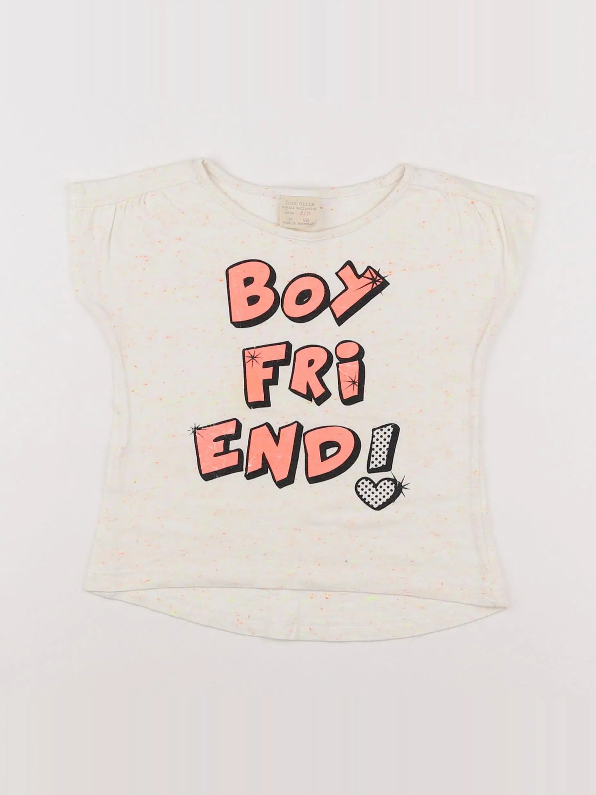 Zara - tee-shirt multicolore - 2/3 ans