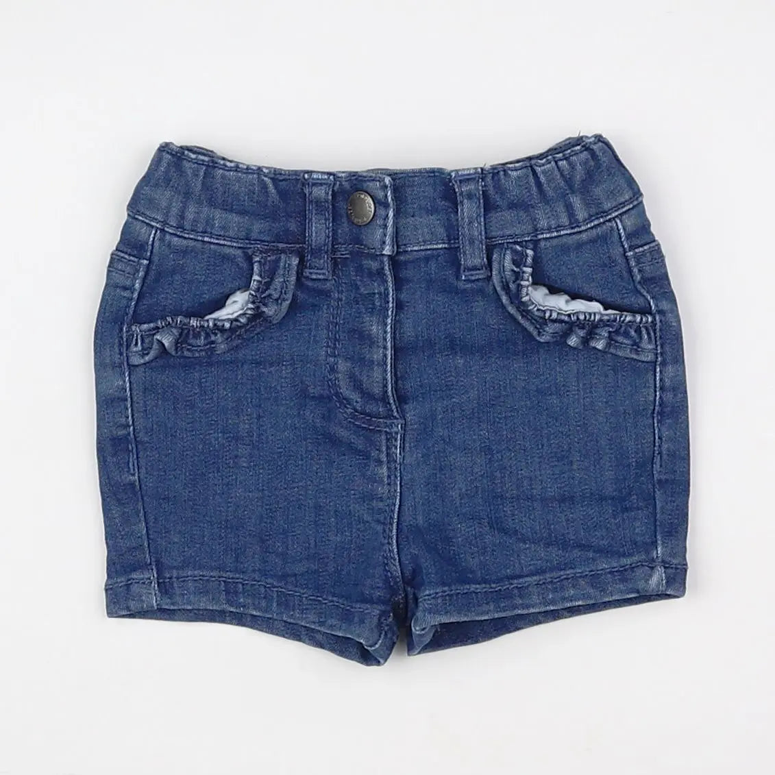 Vertbaudet - short bleu - 3 mois