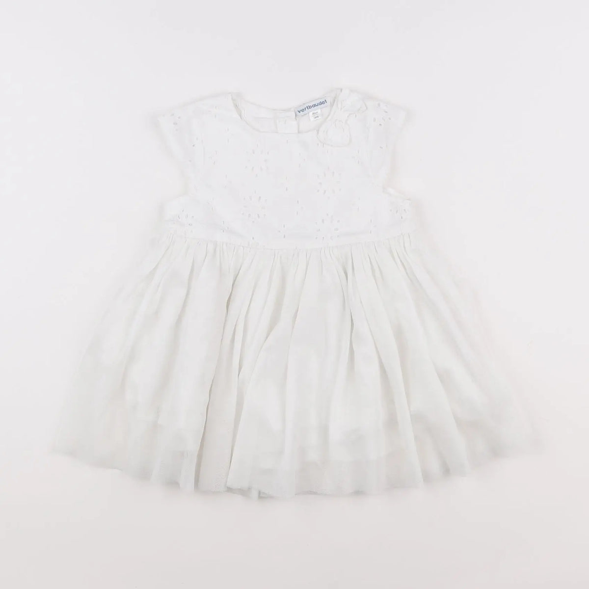 Vertbaudet - robe blanc - 2 ans