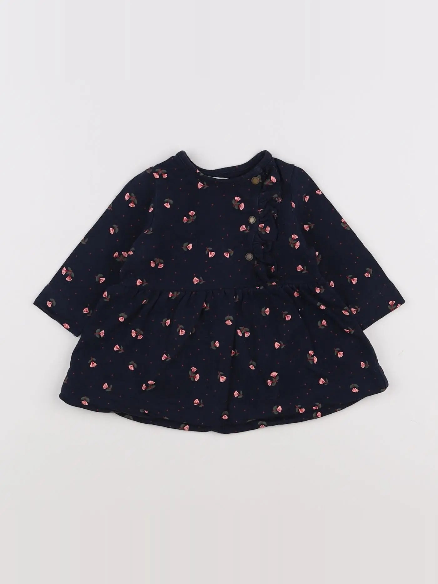 Vertbaudet - robe bleu - 6 mois
