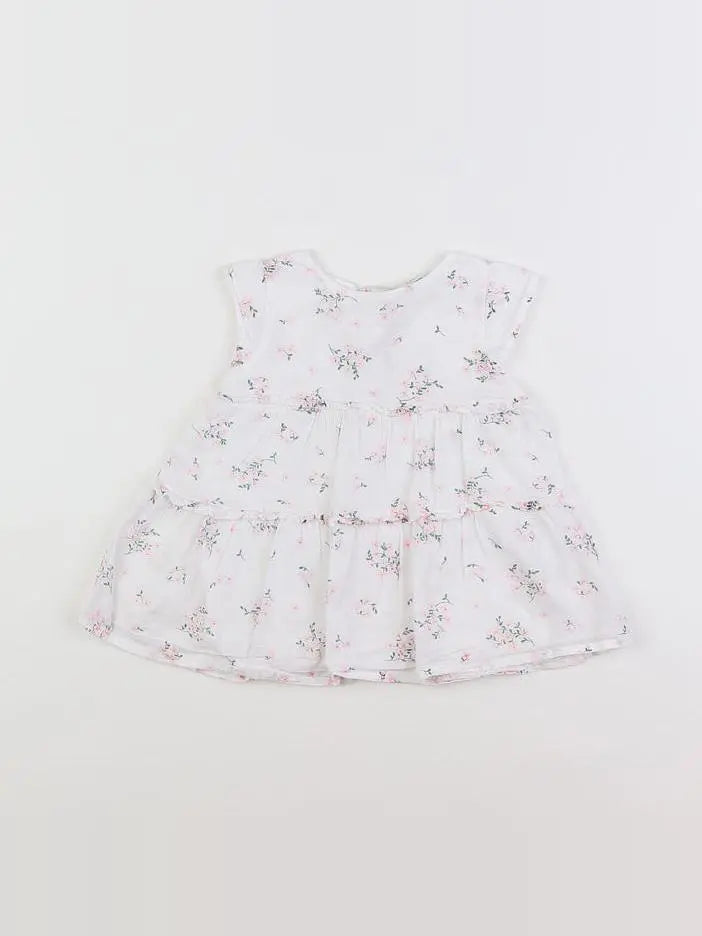 Tape à l'oeil - robe blanc - 6 mois