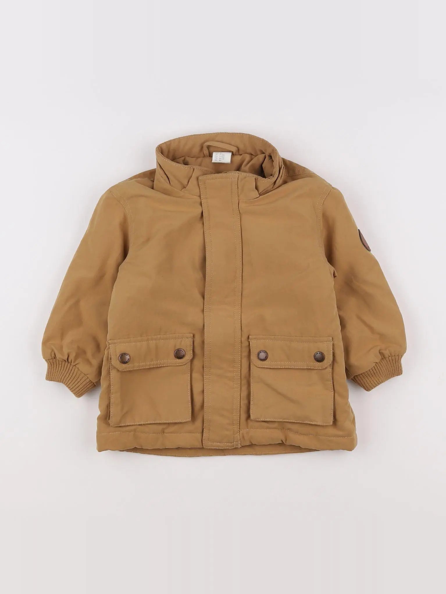 H&M - parka marron - 12 mois