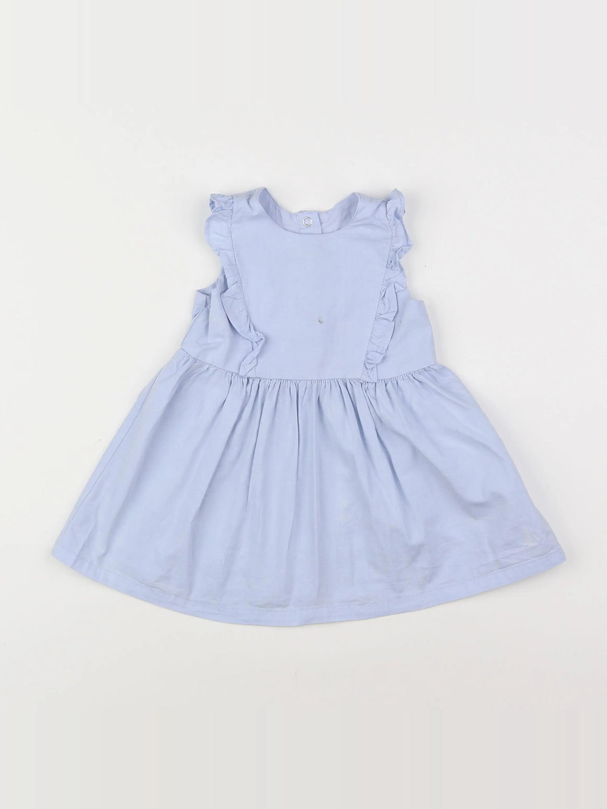 Petit Bateau - robe bleu - 6 mois