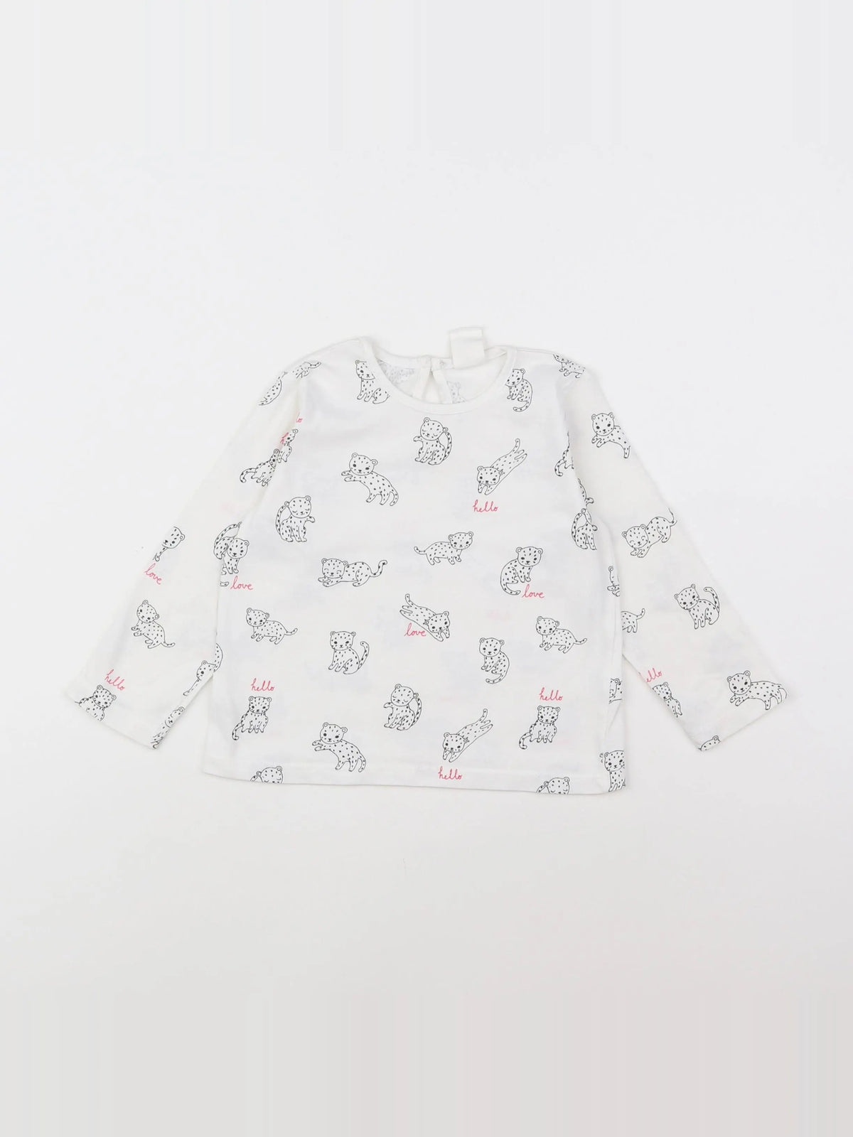 H&M - tee-shirt blanc - 12 mois
