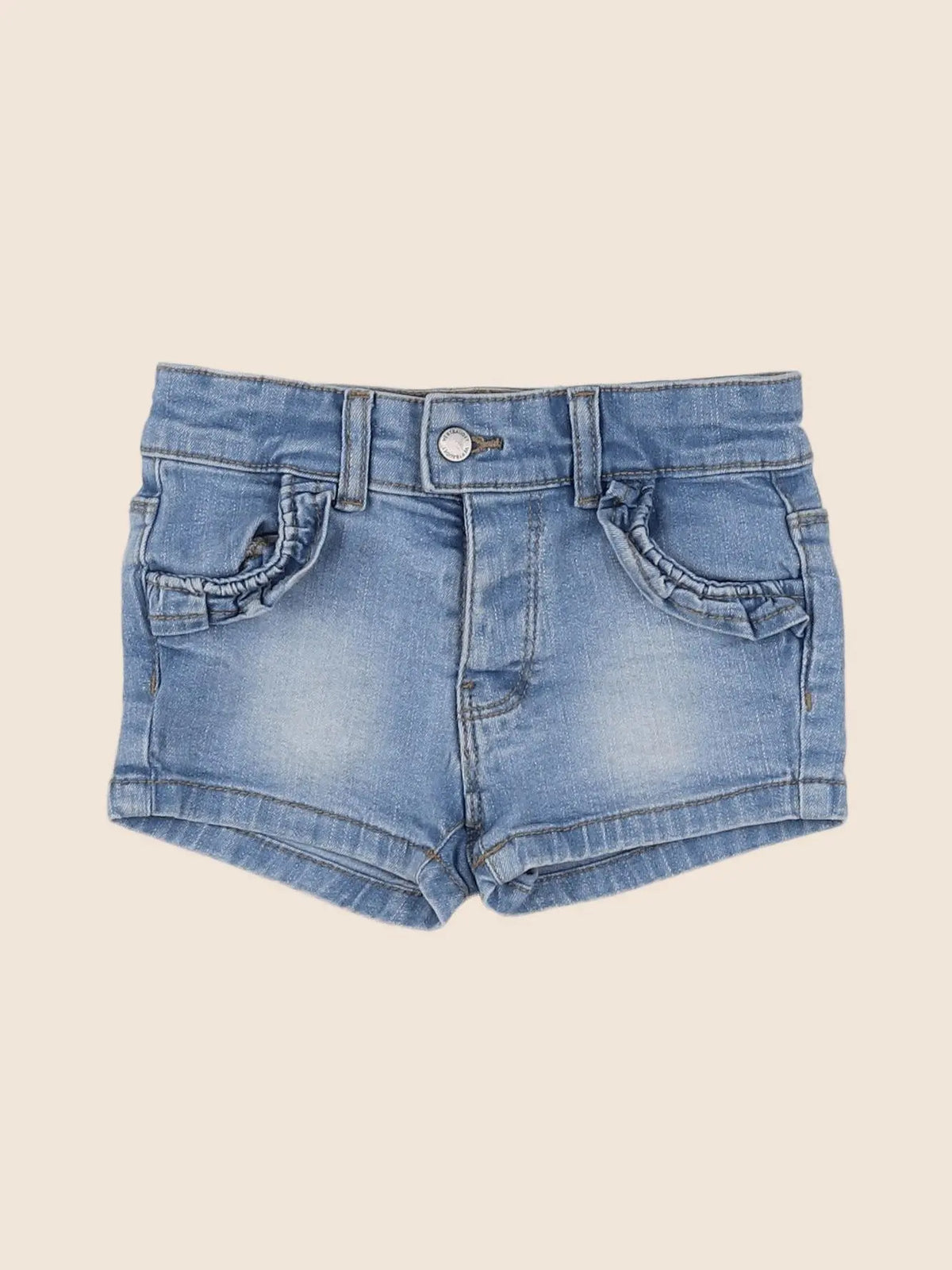 Vertbaudet - short bleu - 12 mois
