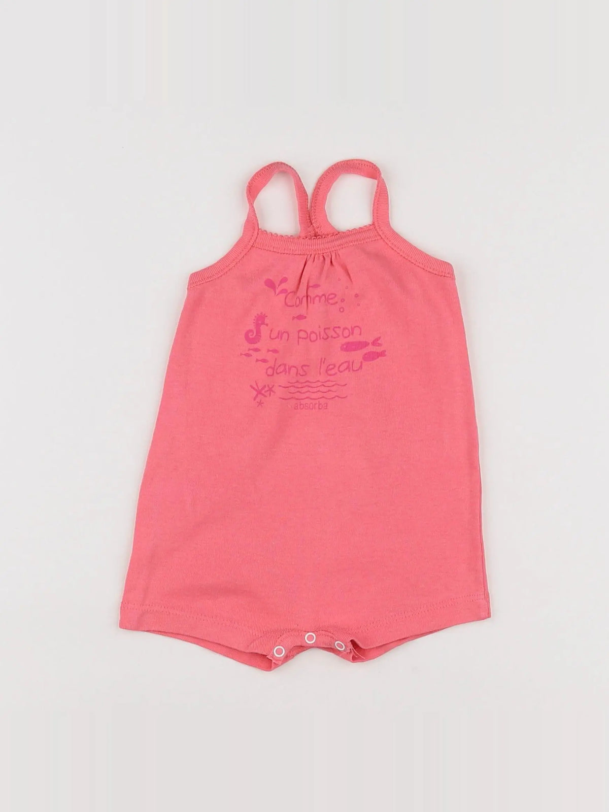 Absorba - pyjama coton rose - 6 mois
