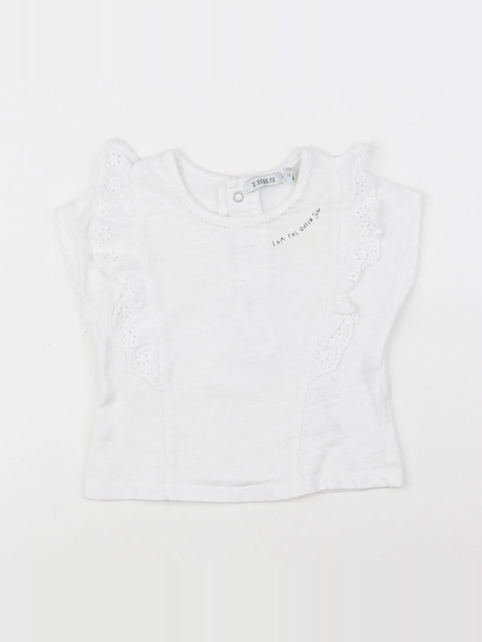 IKKS - tee-shirt blanc - 12 mois