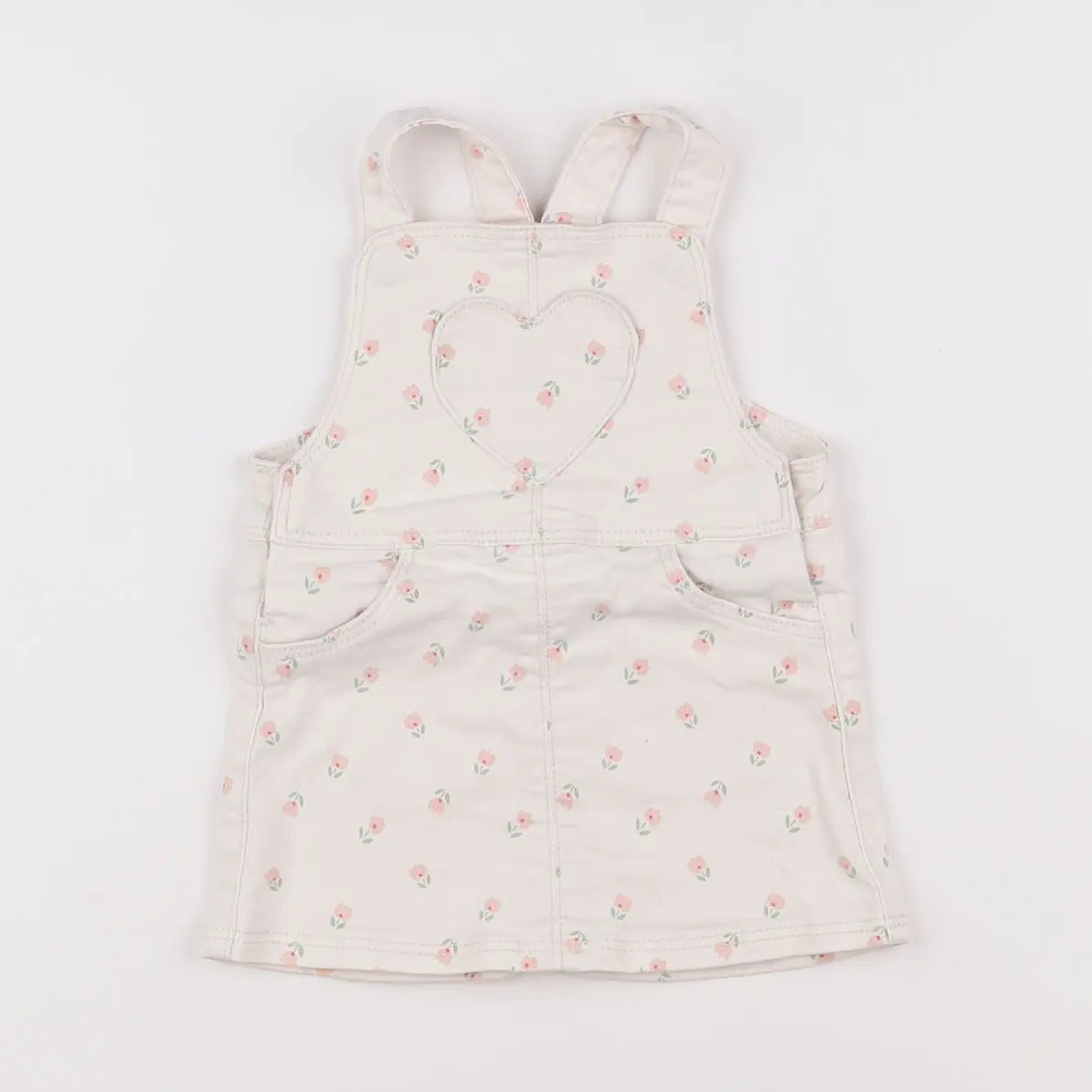 Vertbaudet - robe beige - 12 mois