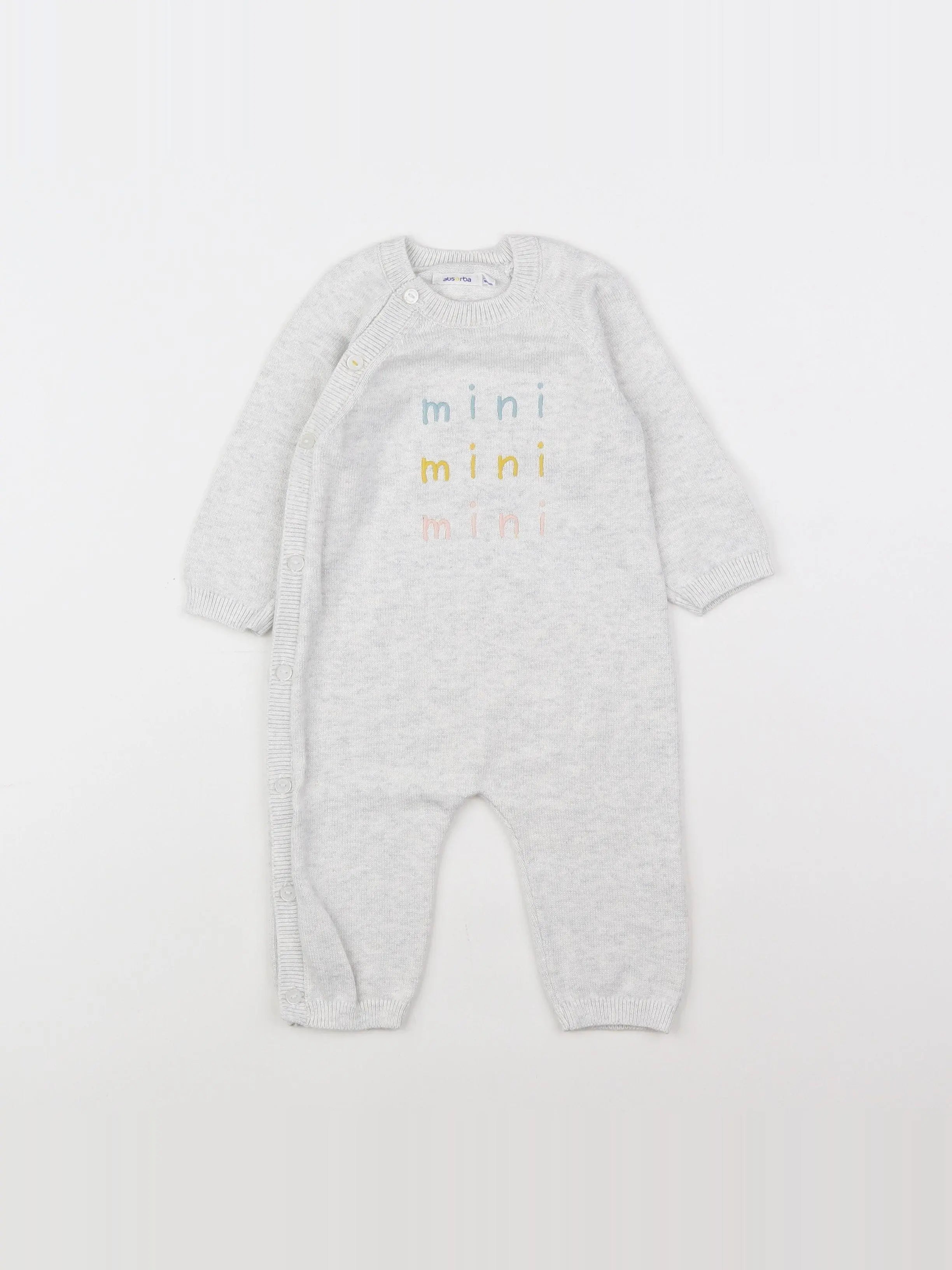 Absorba - combinaison gris, multicolore - 6 mois