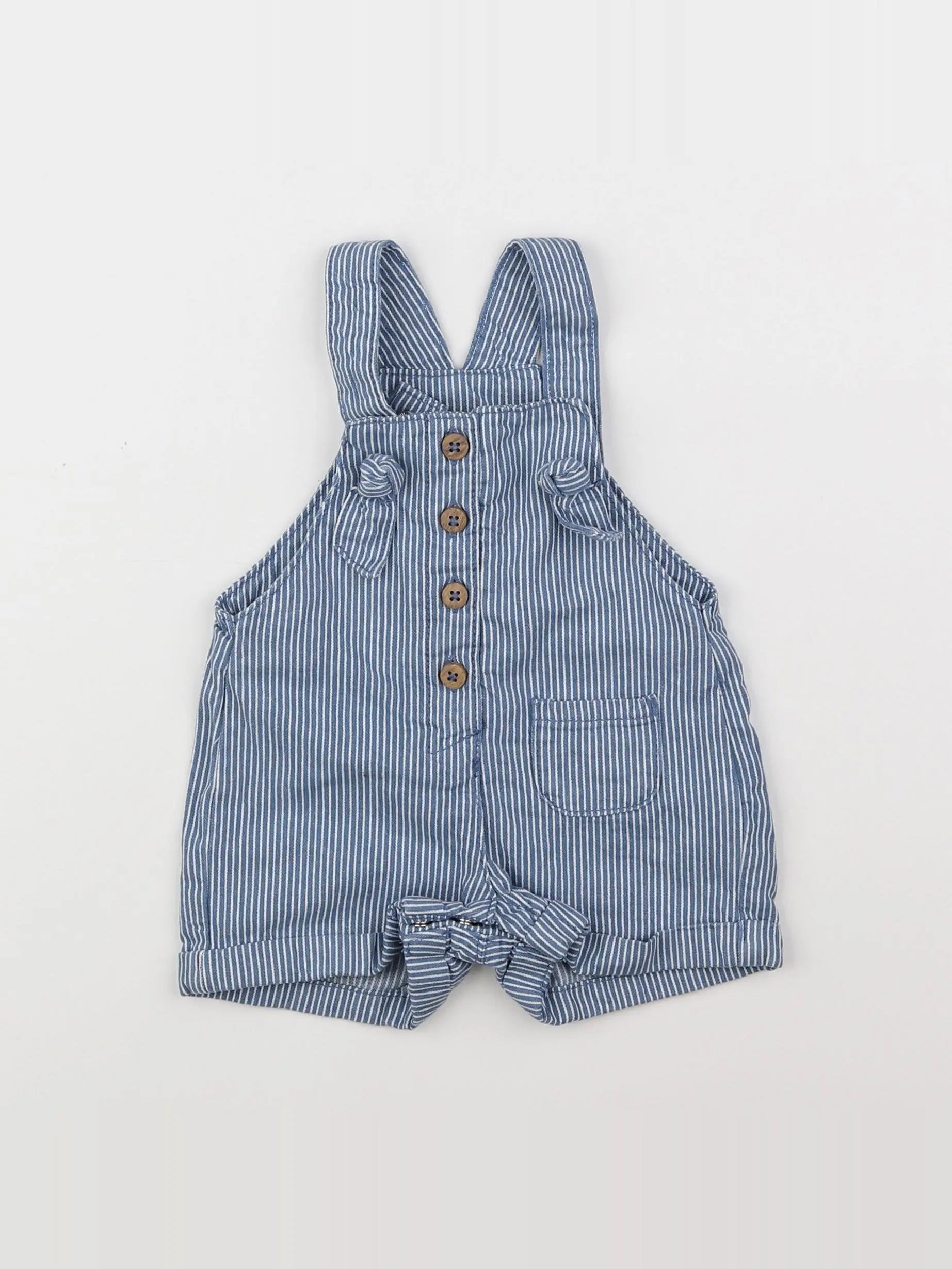 Tape à l'oeil - salopette bleu, blanc - 6 mois