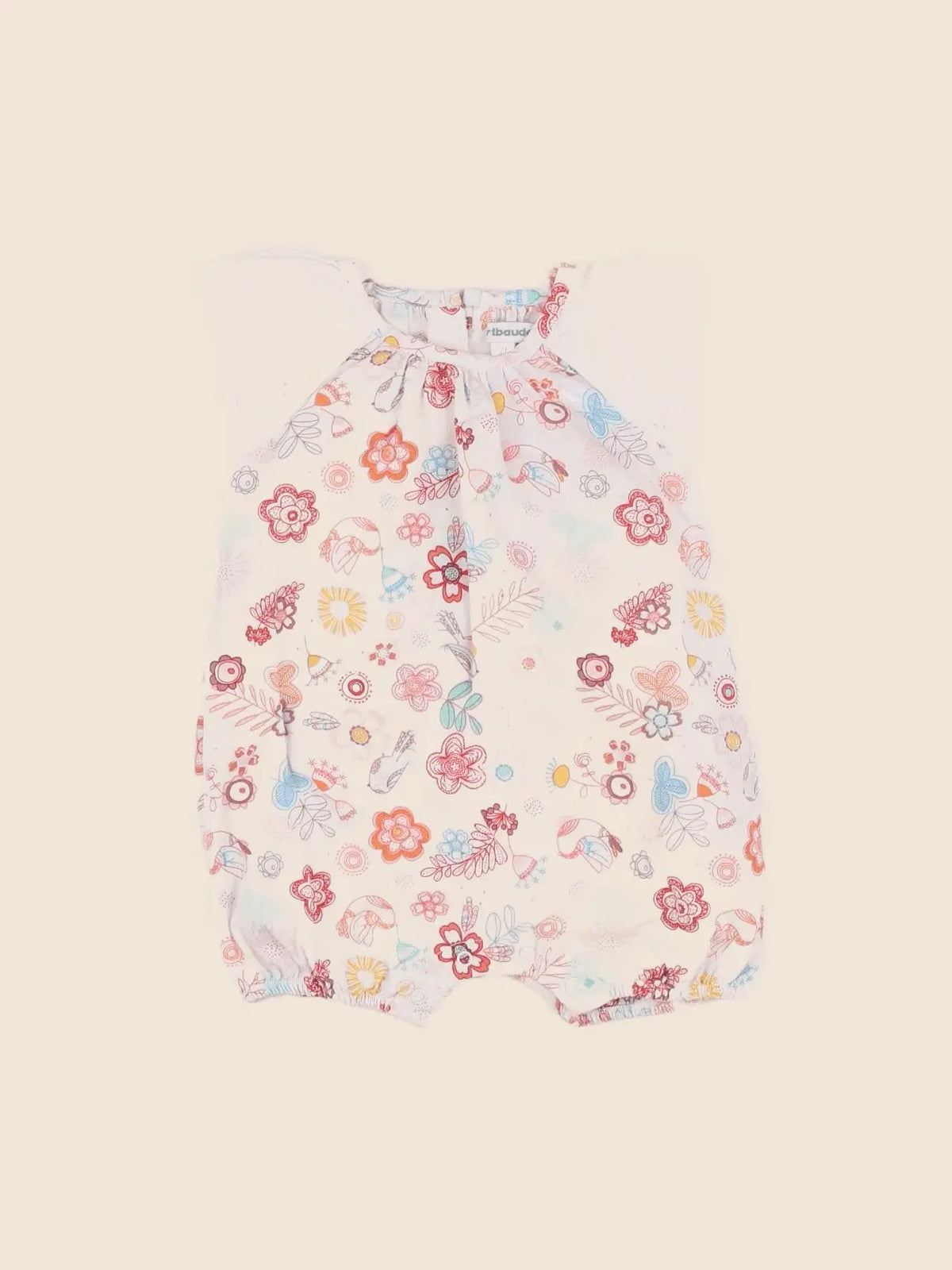 Vertbaudet - combinaison multicolore - 9 mois