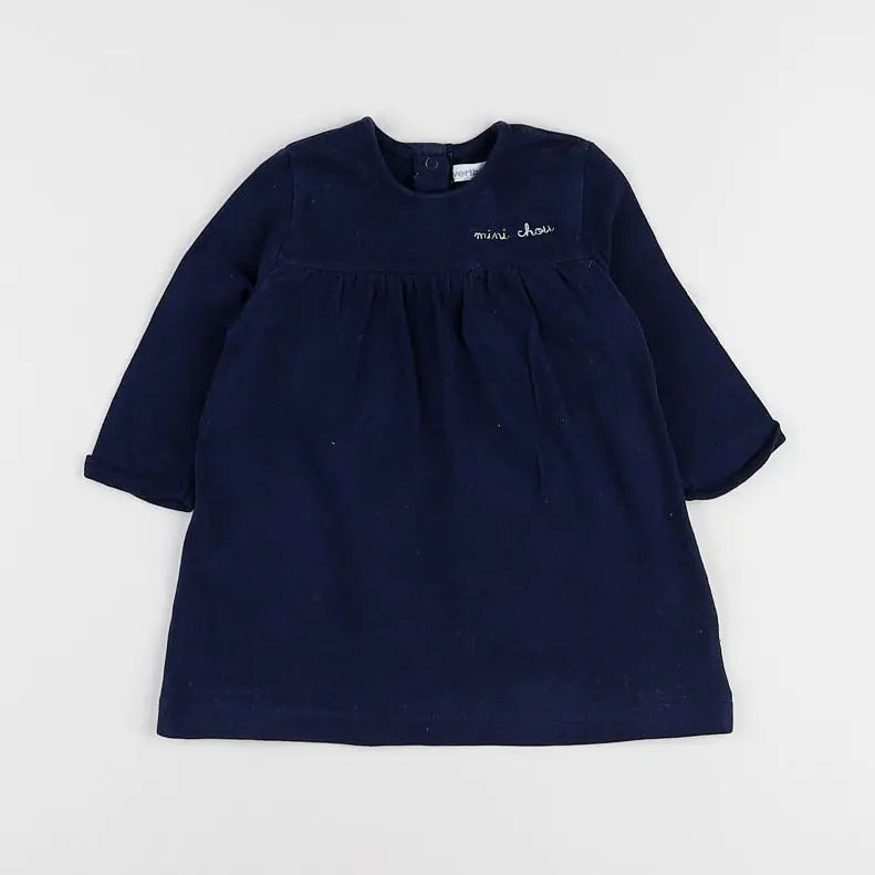 Vertbaudet - robe bleu - 6 mois