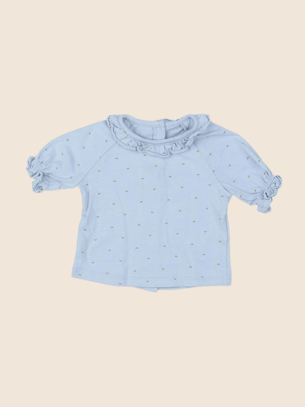 Vertbaudet - tee-shirt bleu - 6 mois