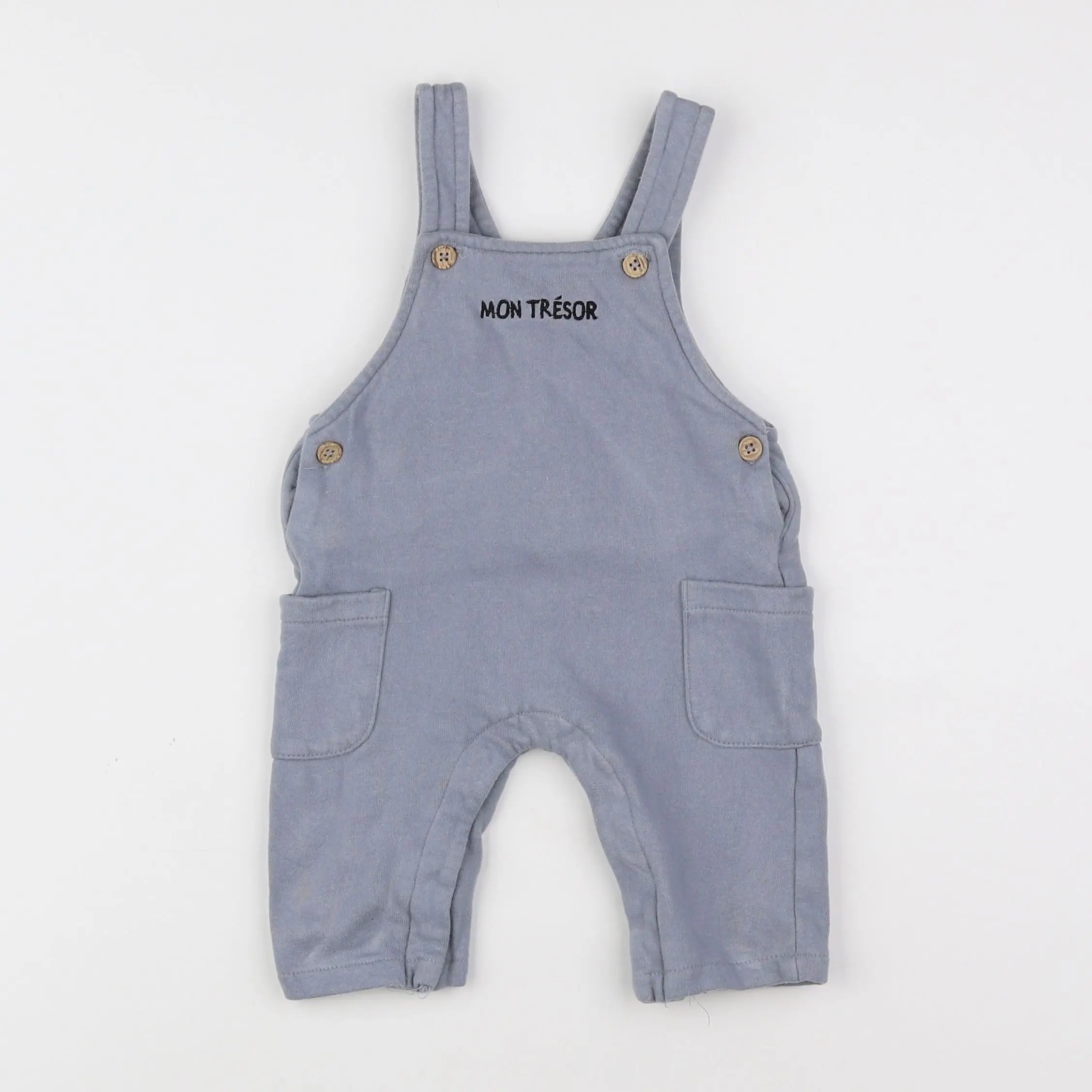 Vertbaudet - salopette bleu - 6 mois