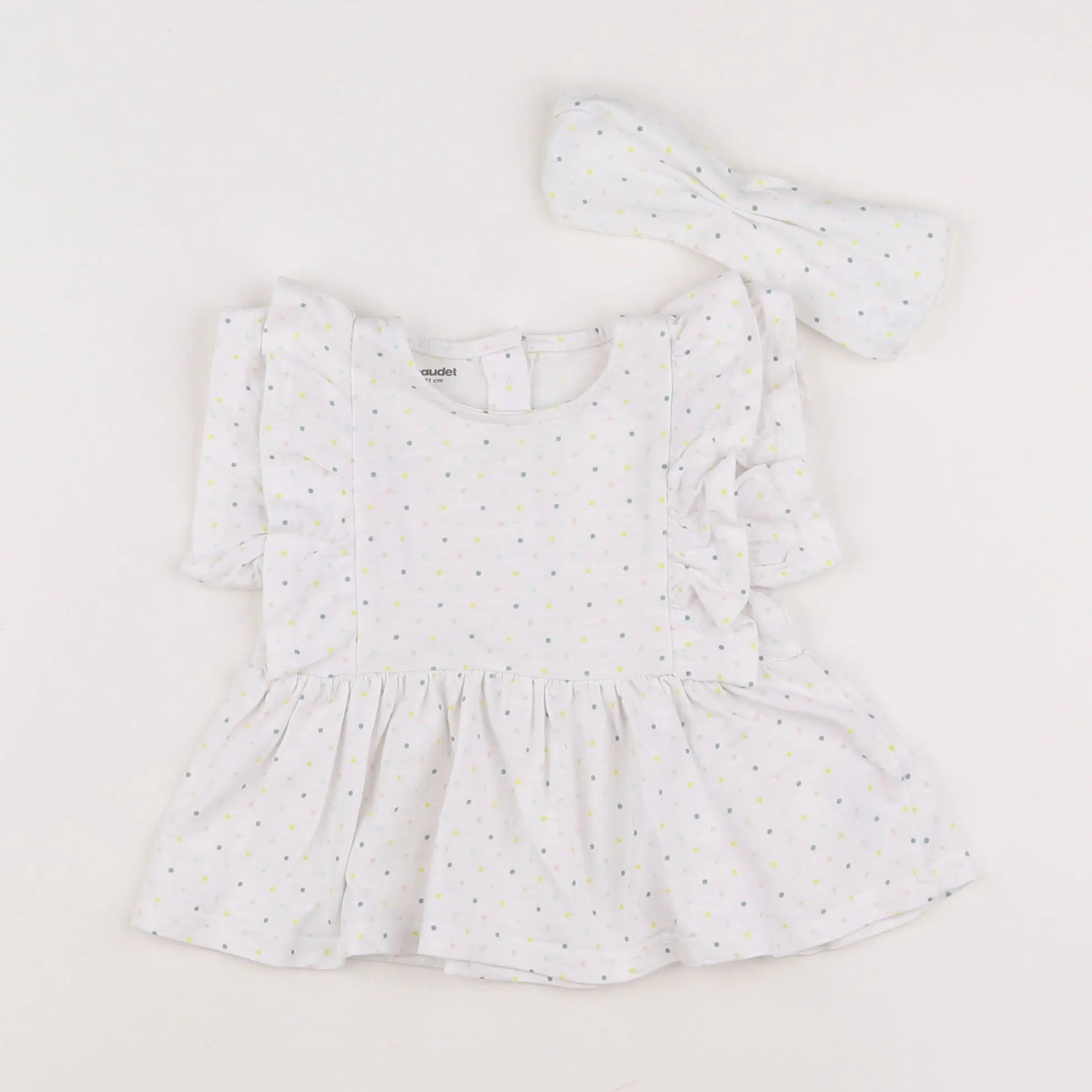 Vertbaudet - ensemble multicolore - 9 mois