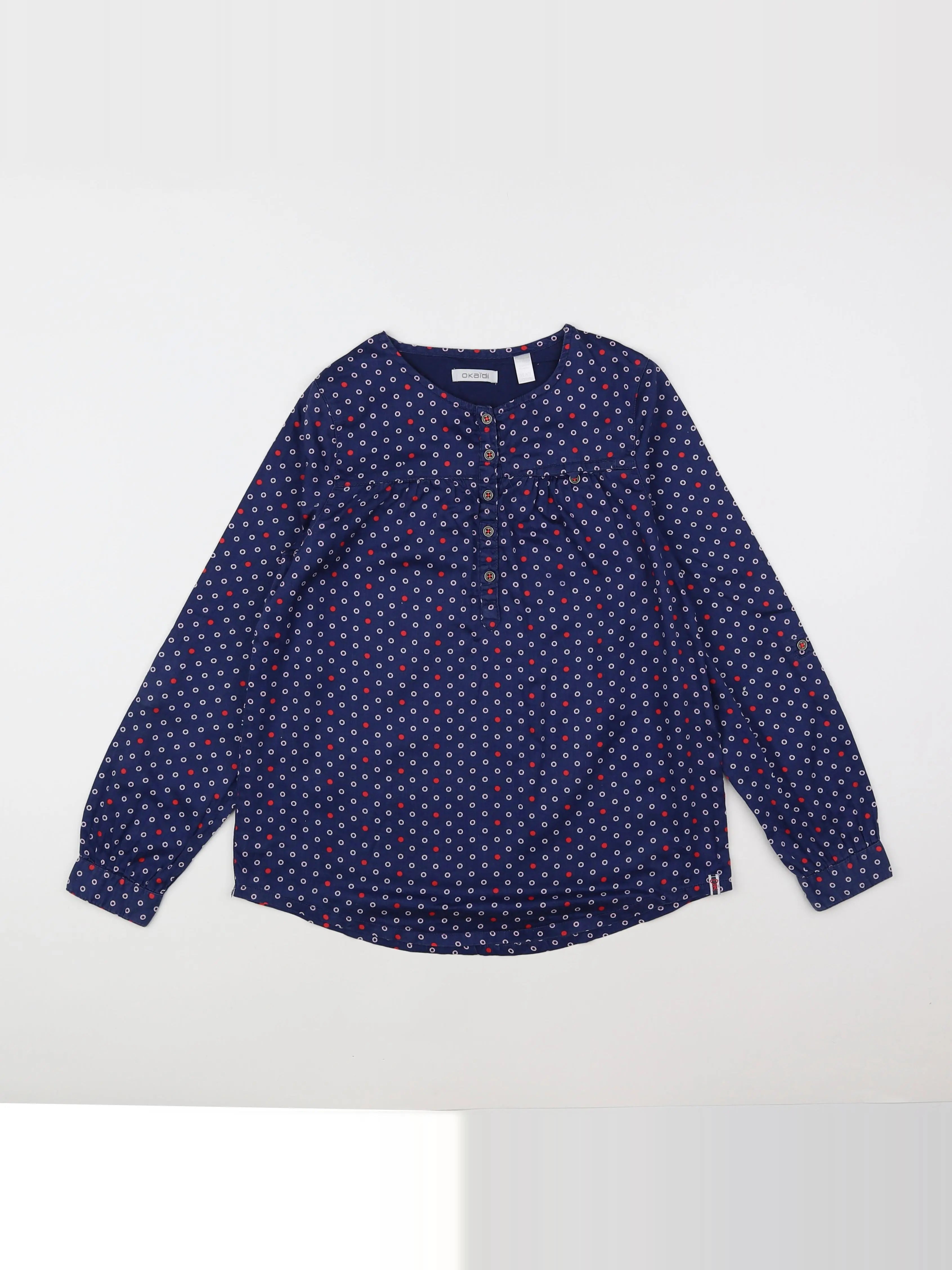 Okaidi - blouse bleu - 10 ans