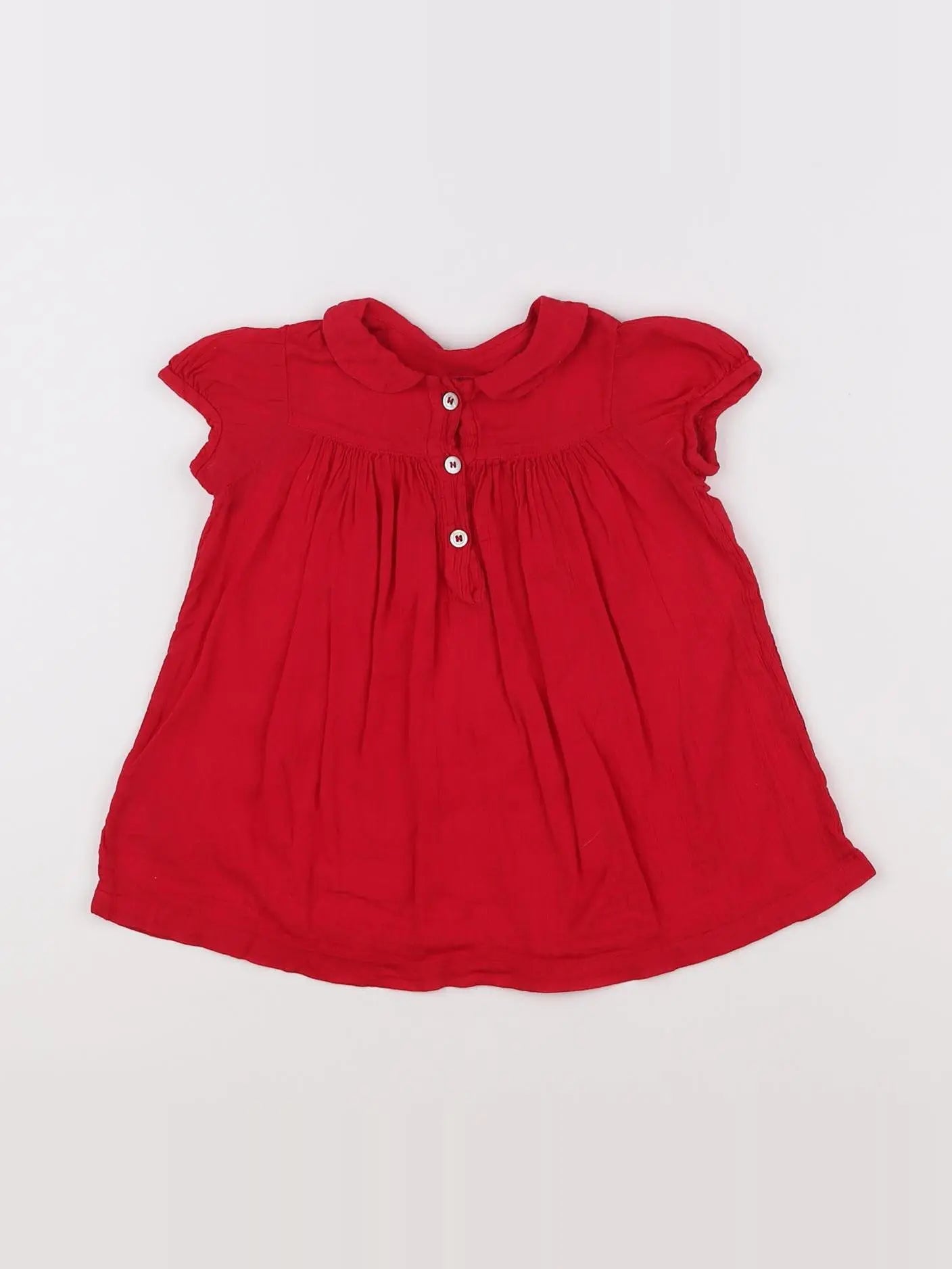 Bonton - robe rose - 12 mois