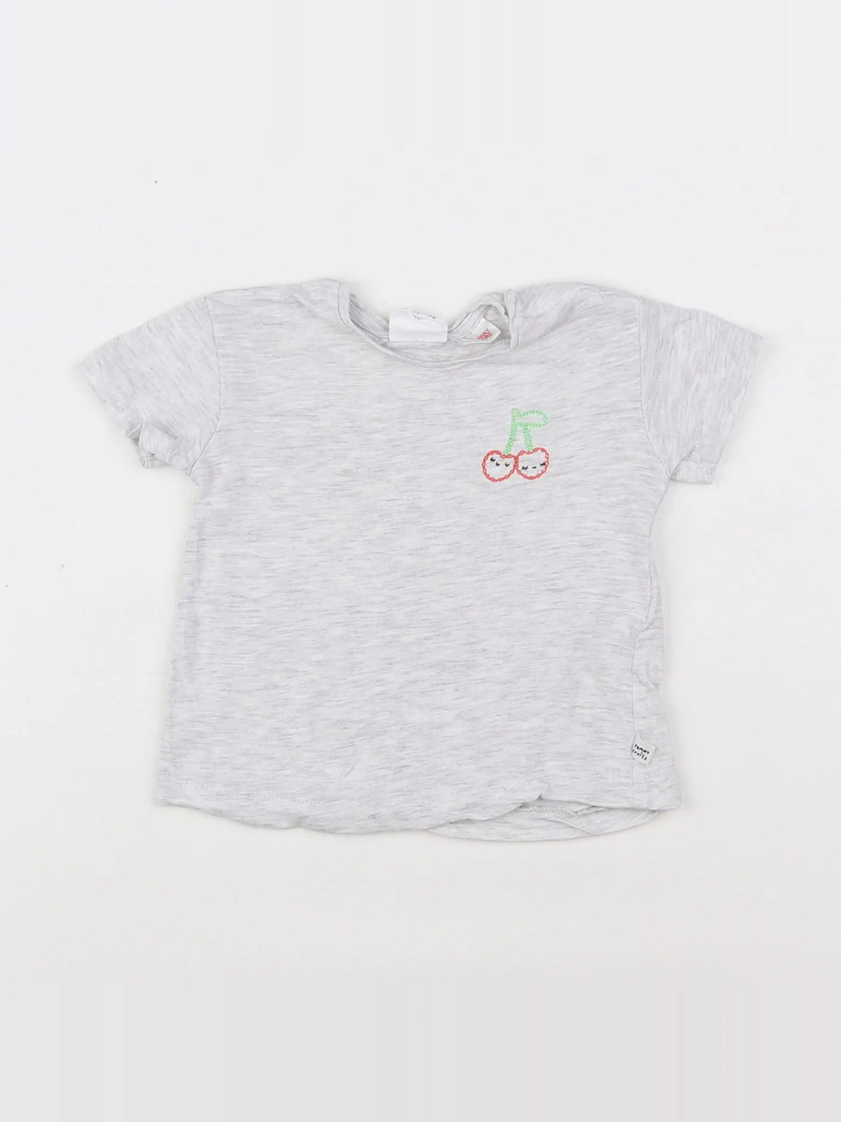 Zara - tee-shirt gris - 3/6 mois