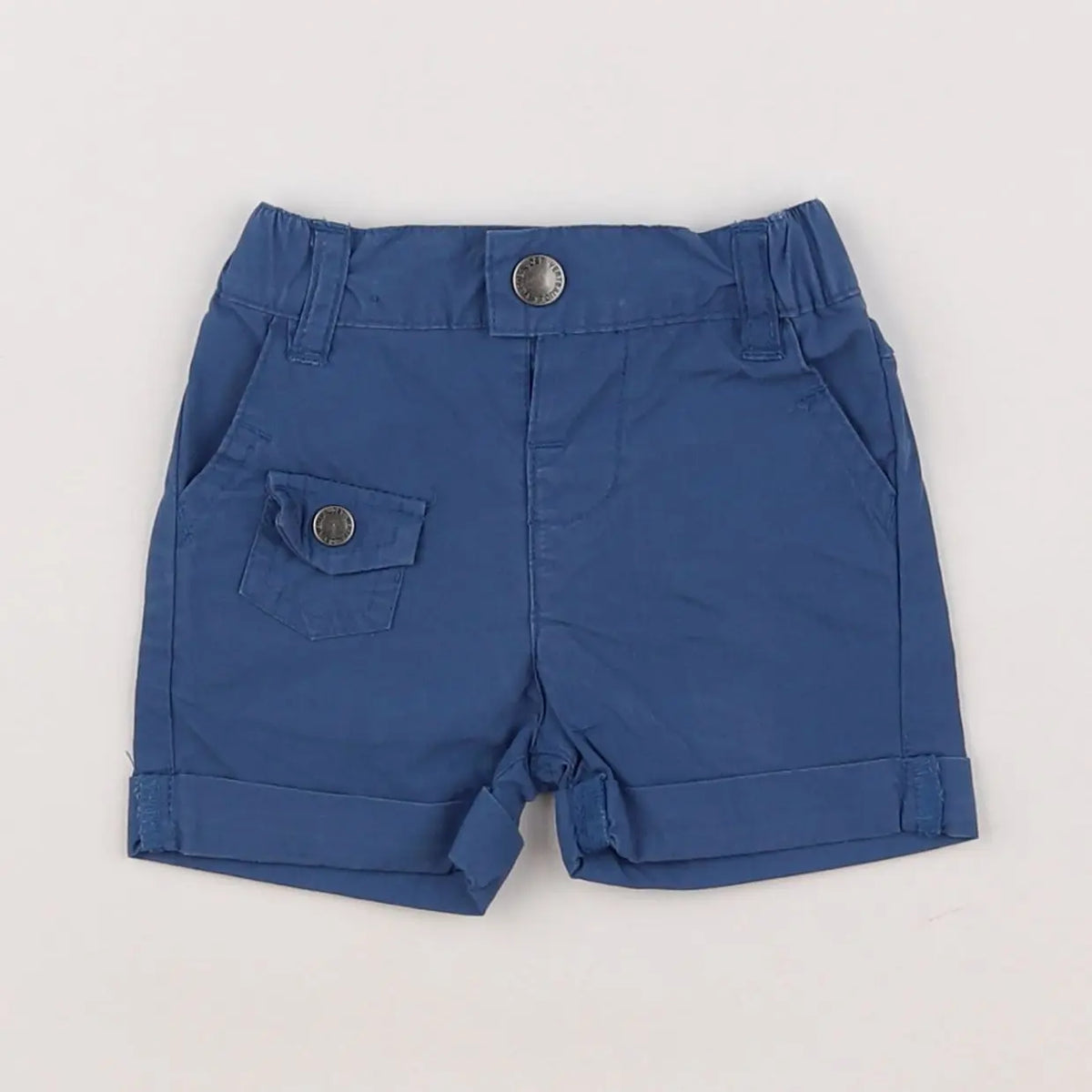 Vertbaudet - short bleu - 3 mois