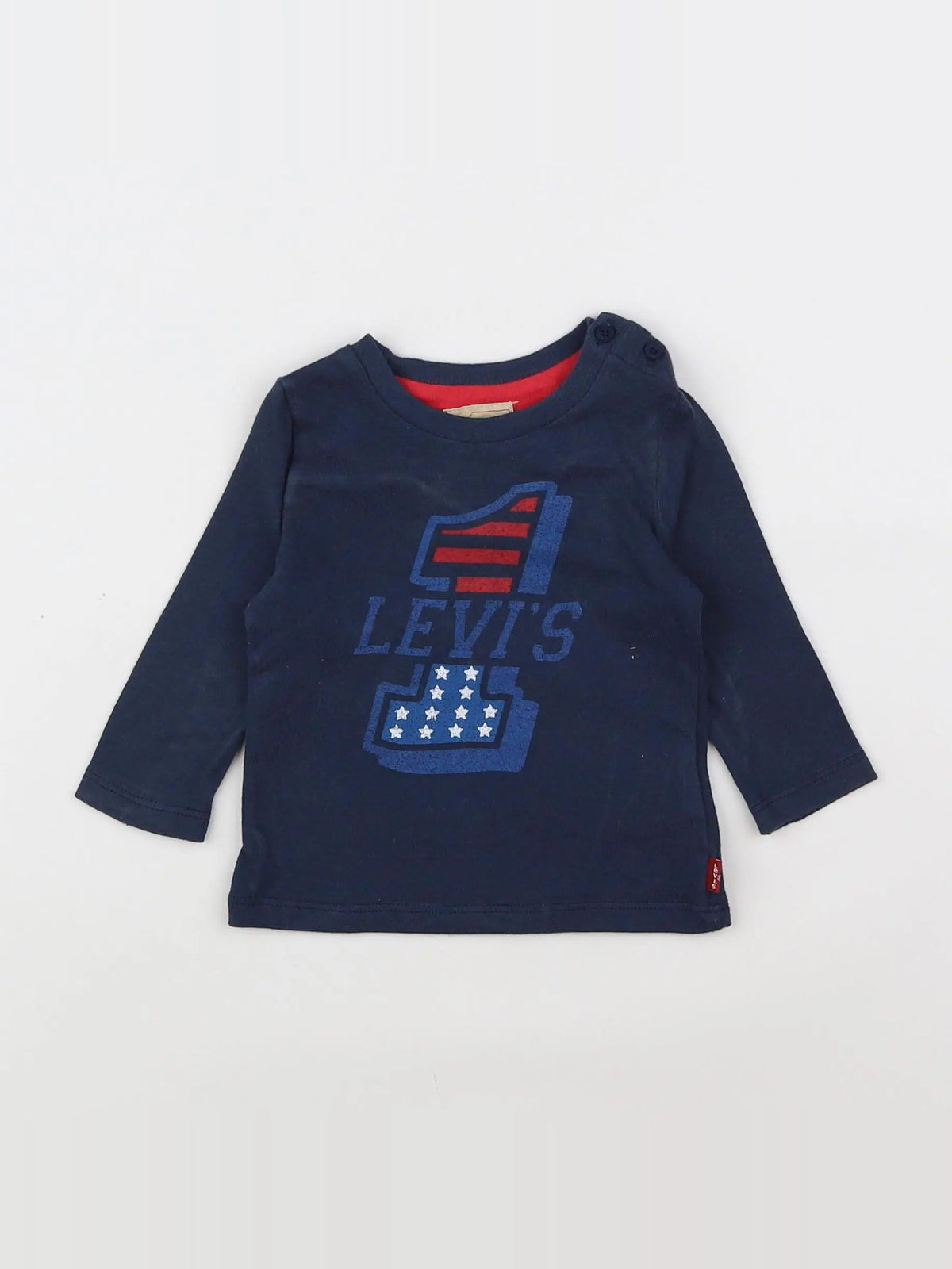 Levi's - tee-shirt bleu - 6 mois