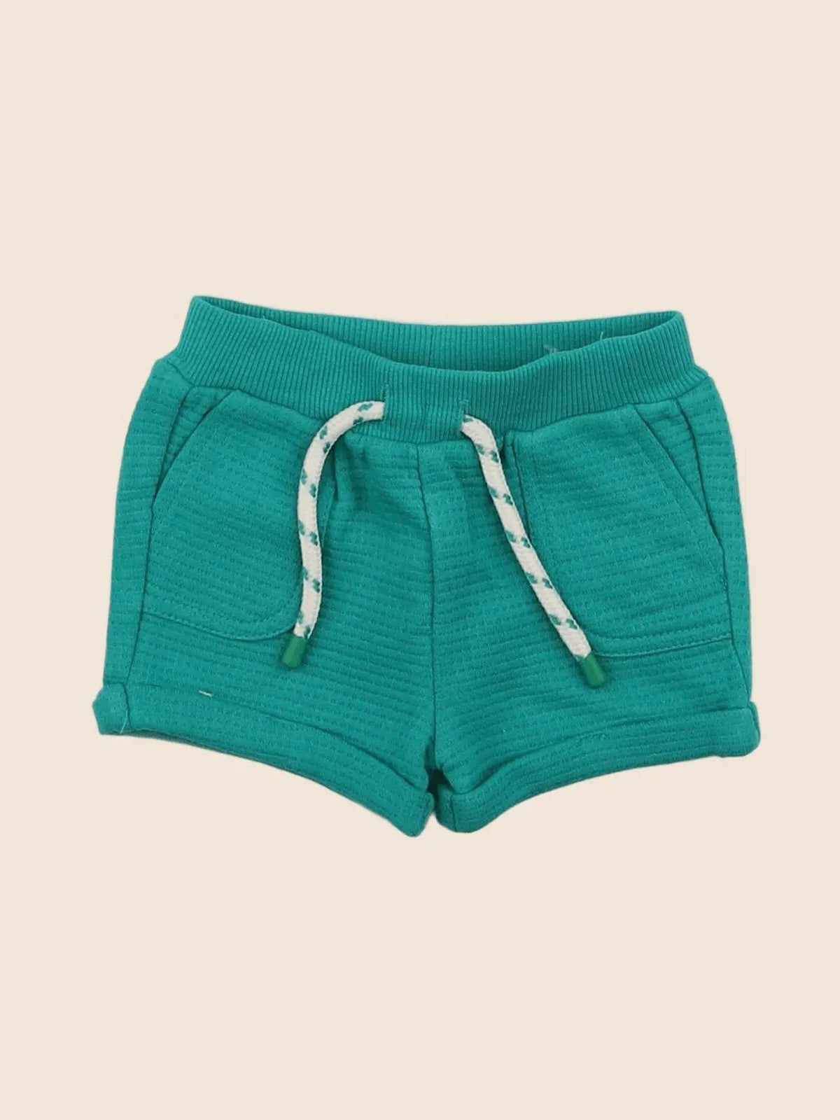 Tape à l'oeil - short vert (état neuf) - 3 mois