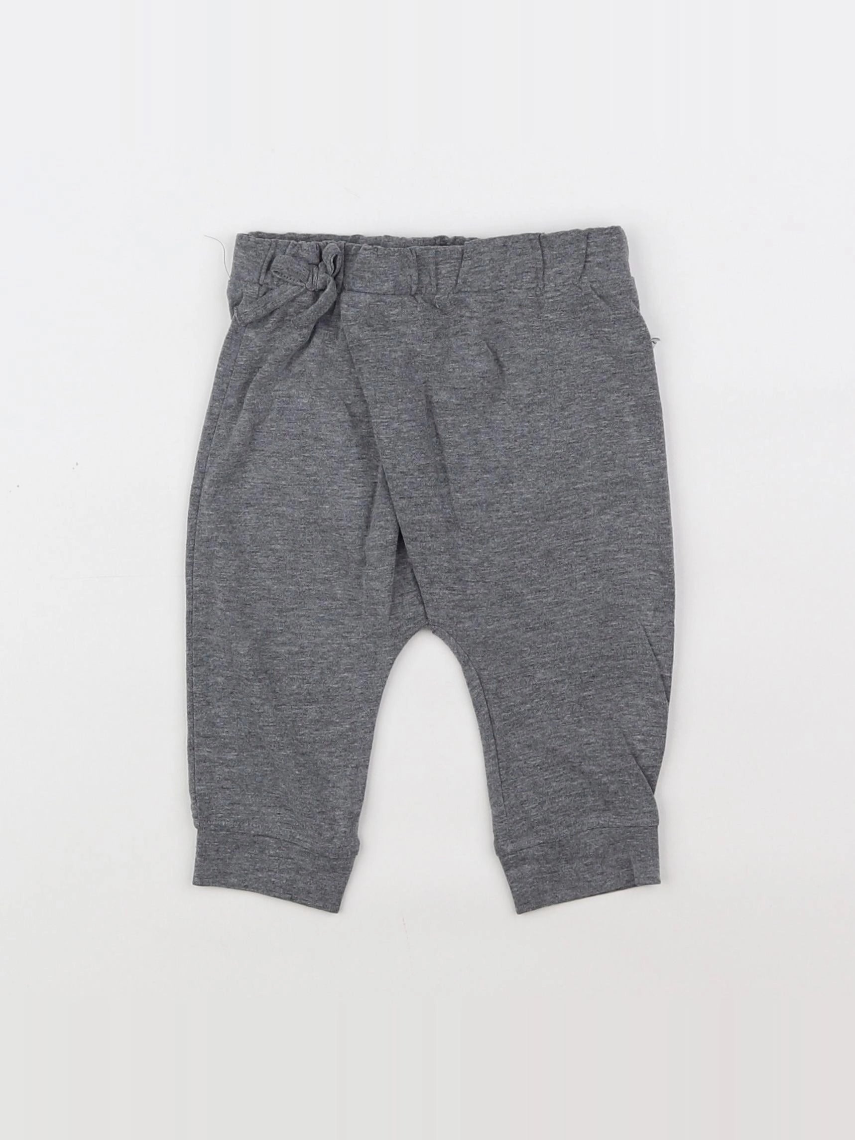 Vertbaudet - legging gris - 6 mois