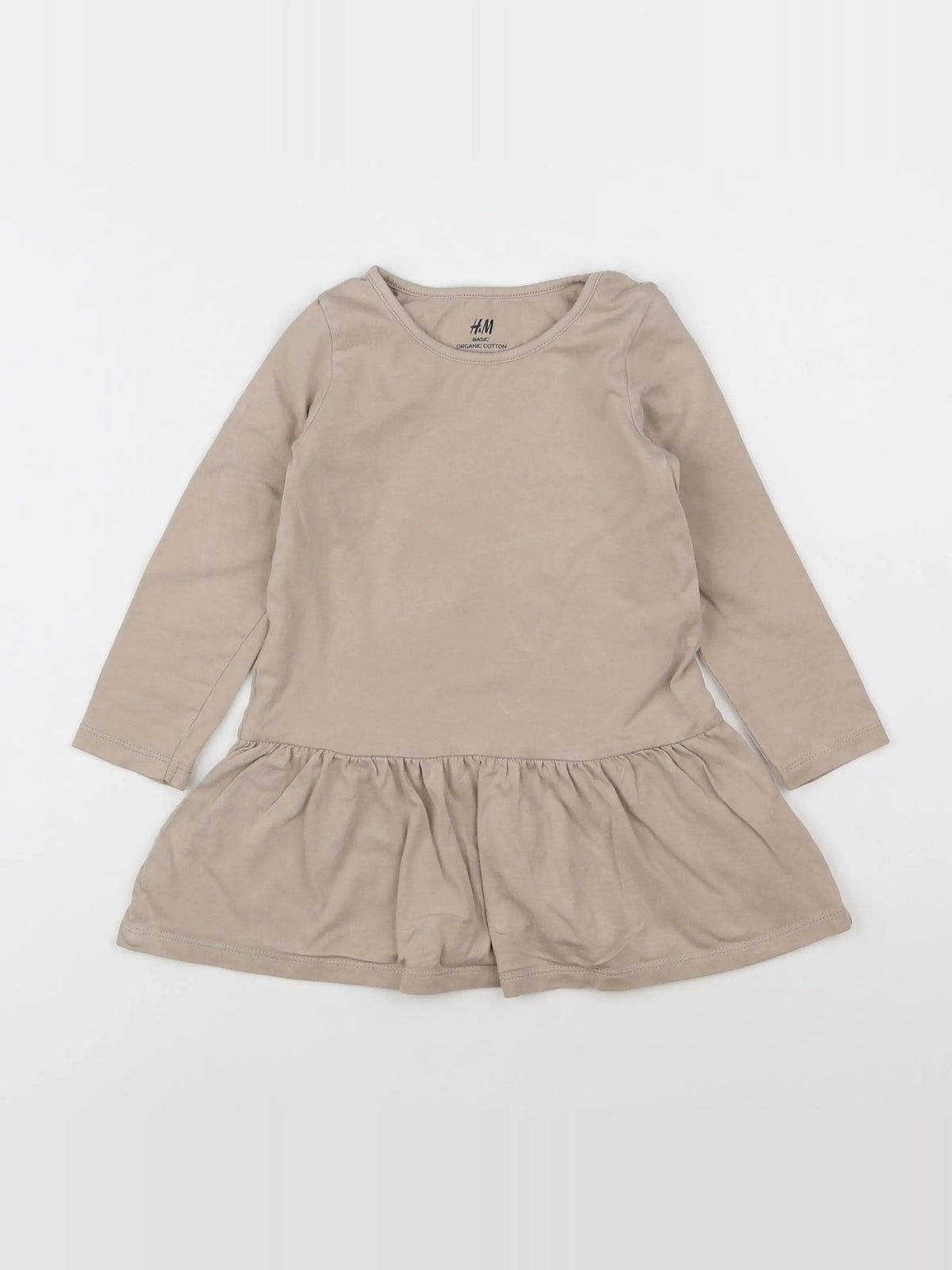 H&M - robe beige - 18 mois à 2 ans