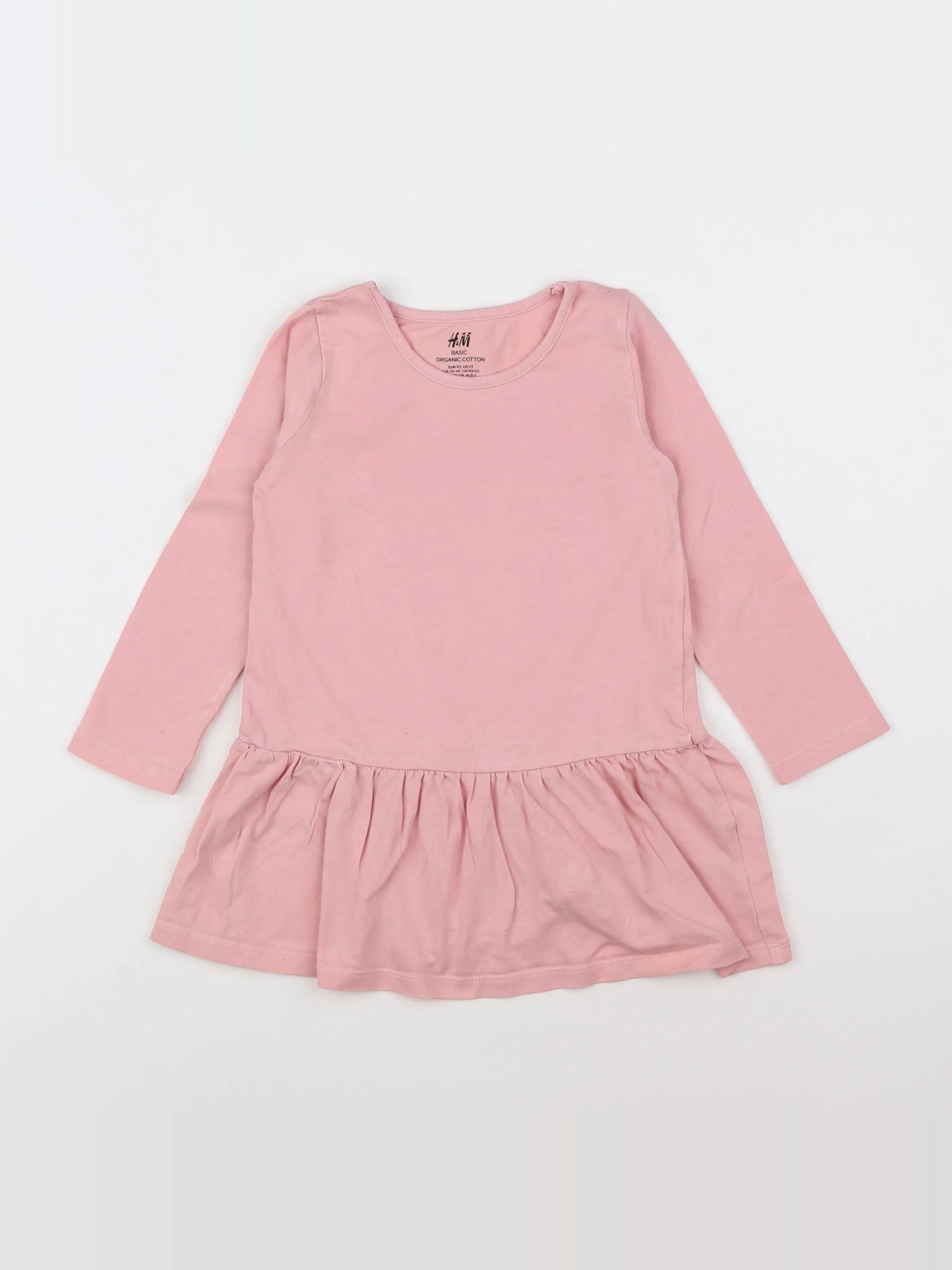 H&M - robe rose - 18 mois à 2 ans