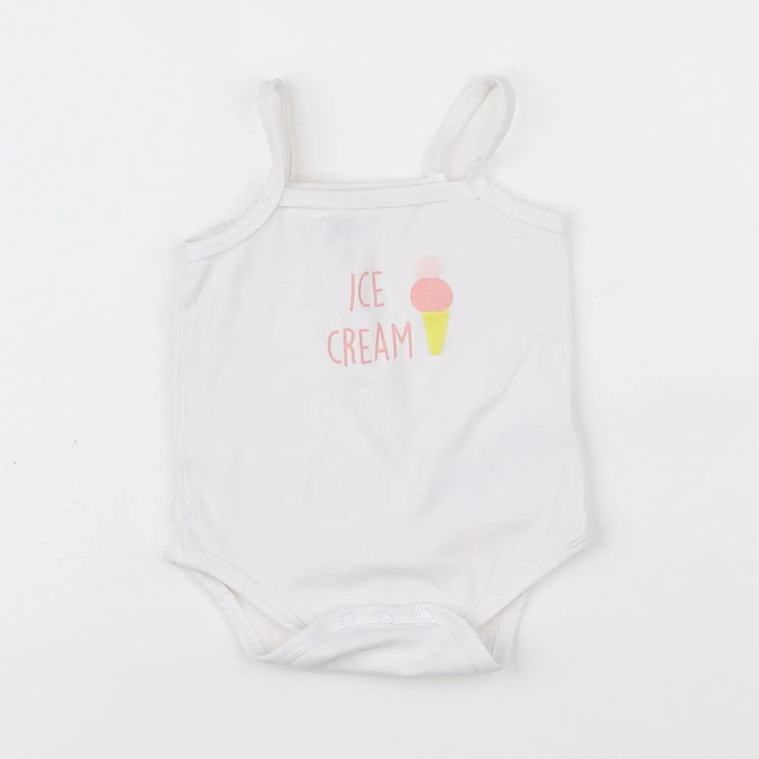 Vertbaudet - body blanc - 3 mois