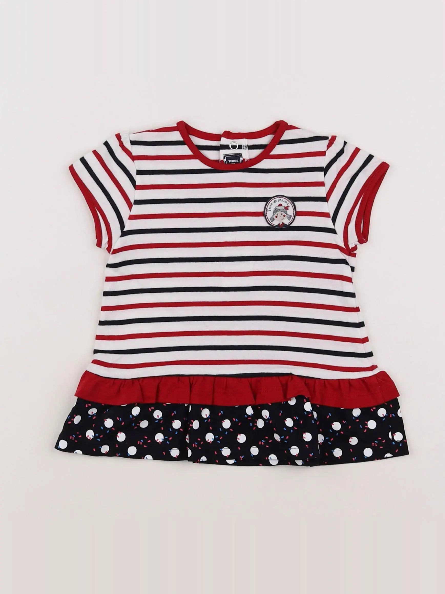Terre de marins - tee-shirt blanc - 12 mois