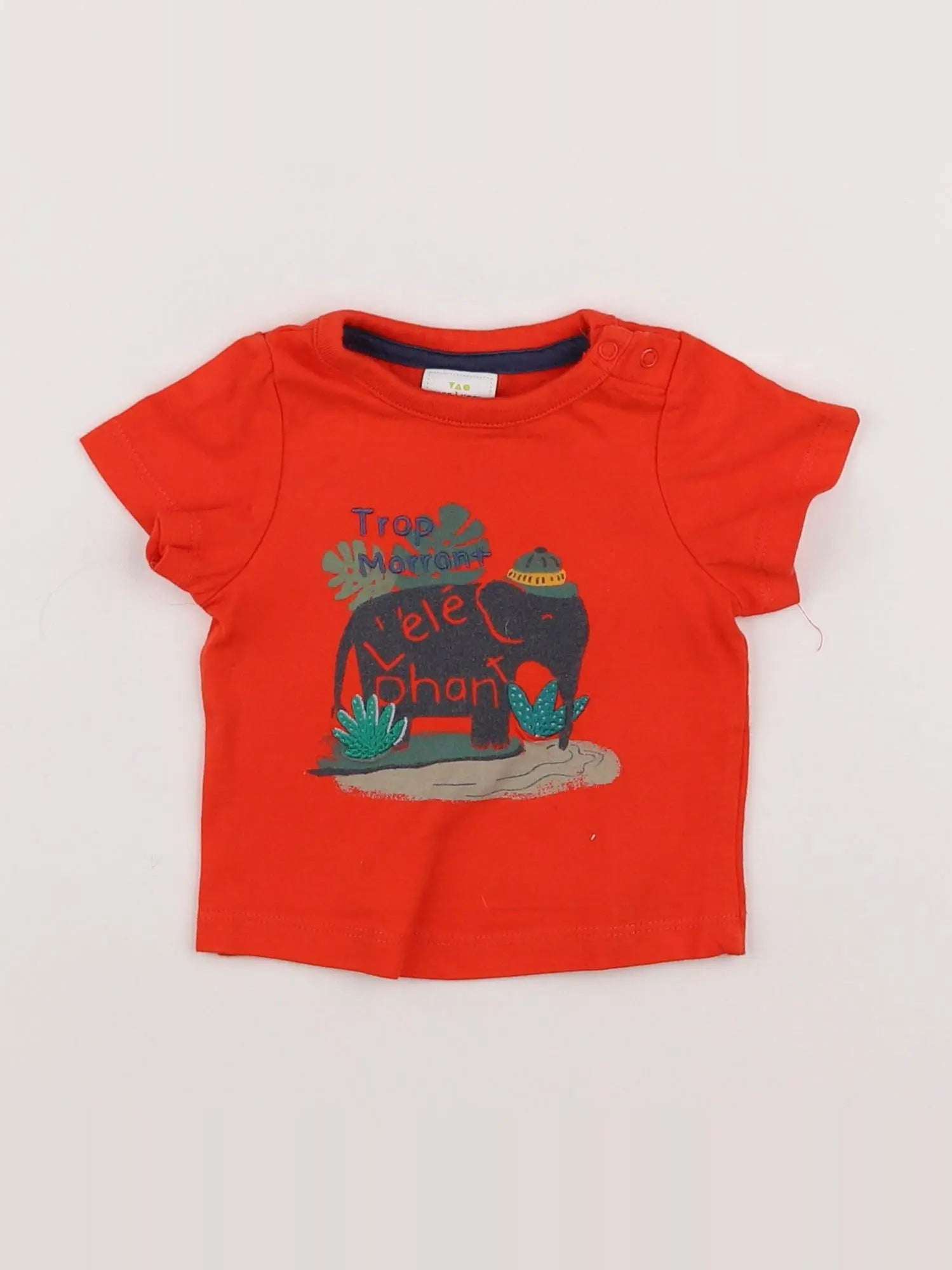 Tape à l'oeil - tee-shirt rouge - 3 mois
