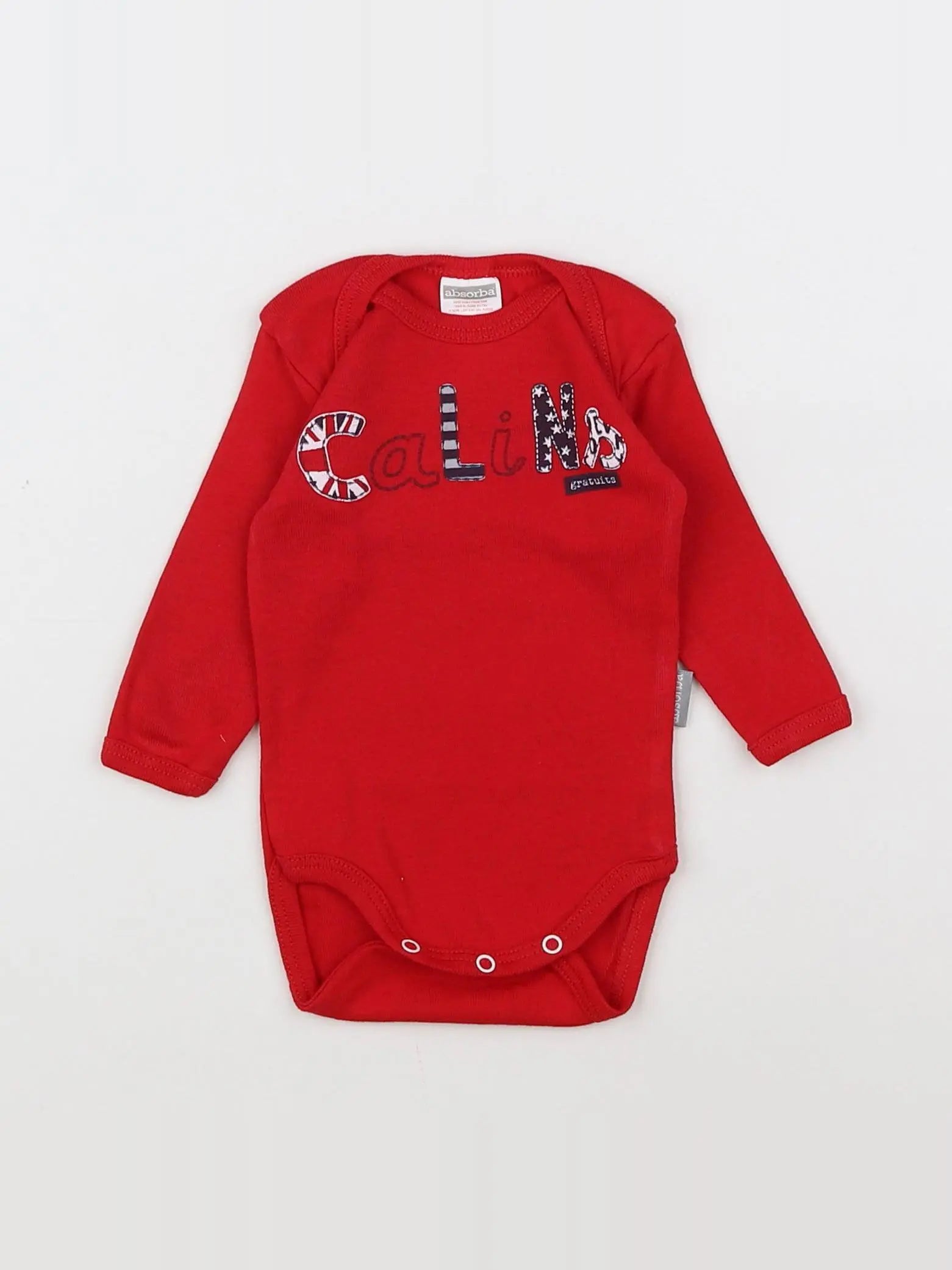 Absorba - body rouge - 3 mois