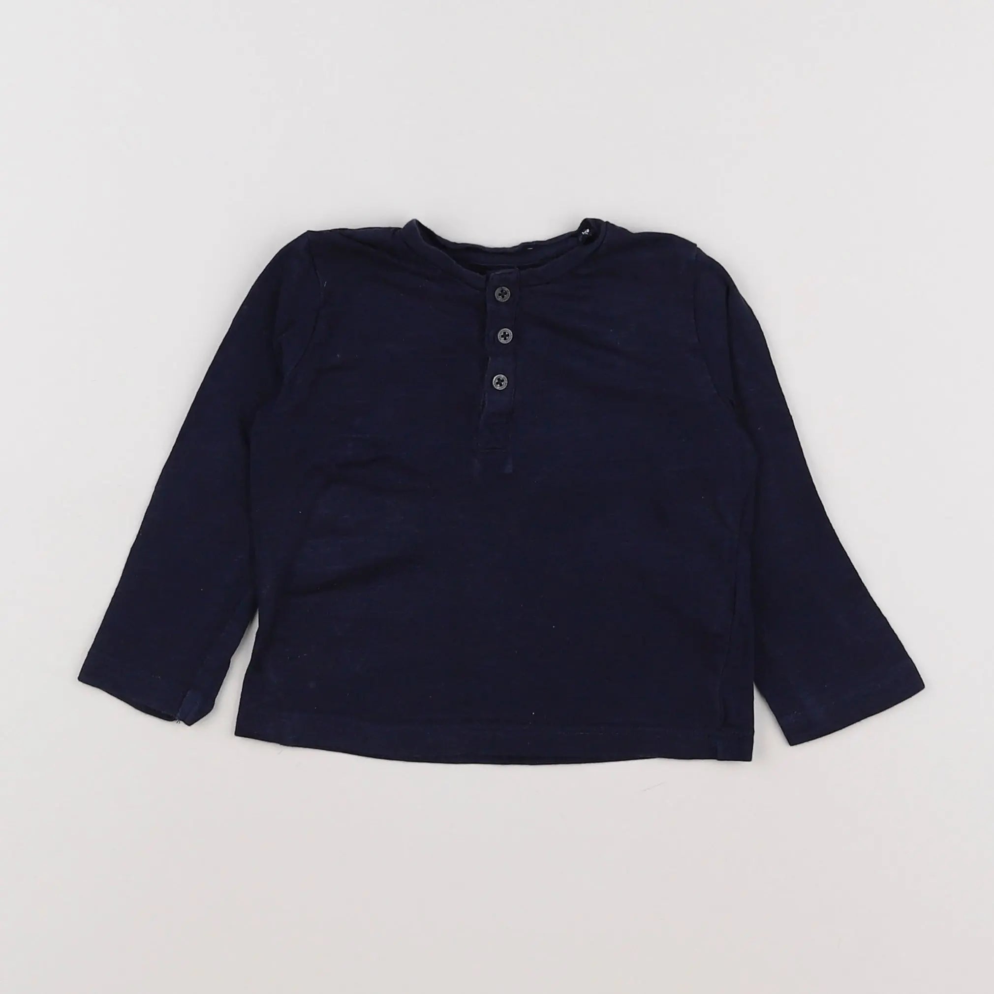 Vertbaudet - tee-shirt bleu - 9 mois