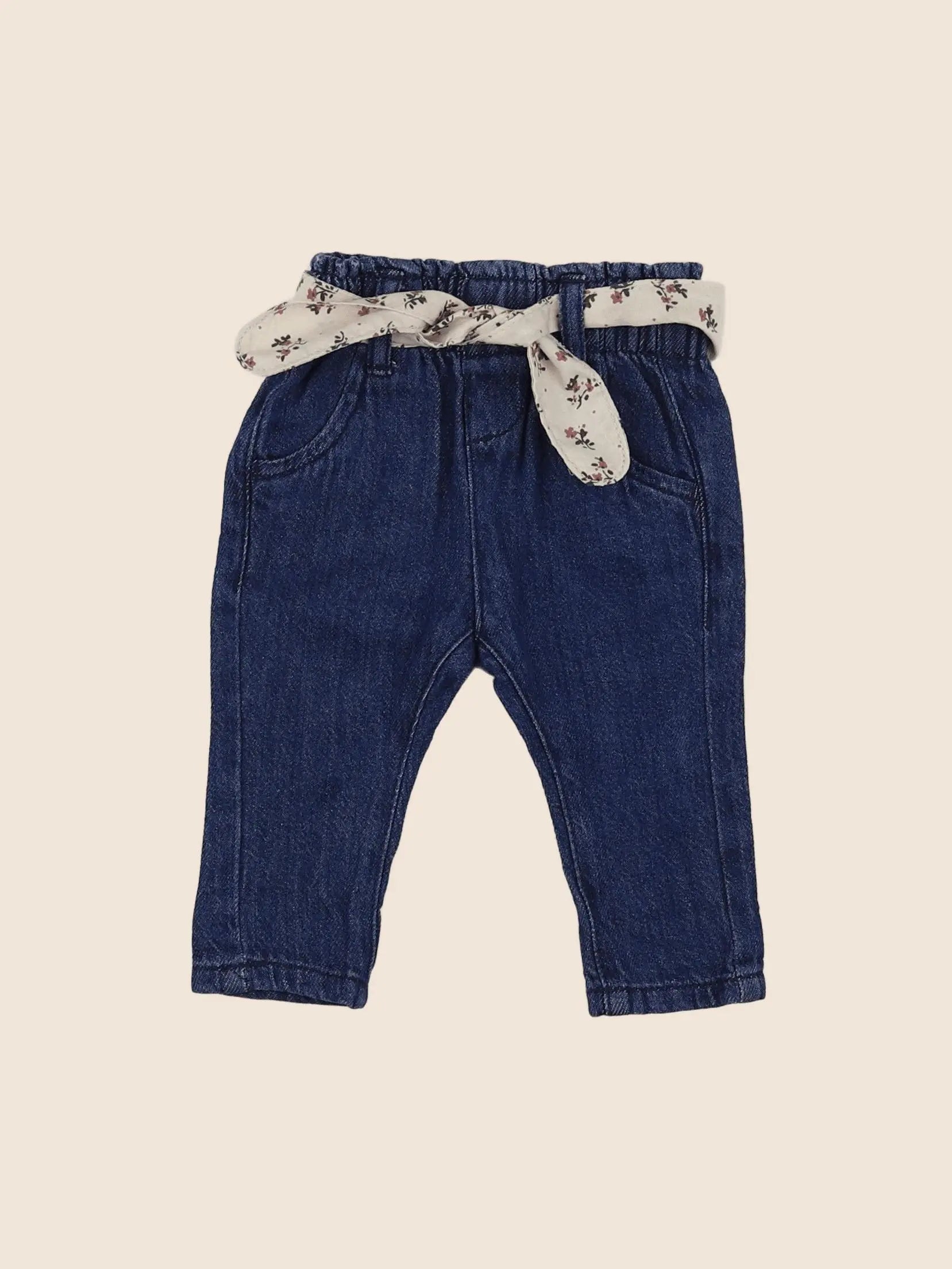 Vertbaudet - jean bleu - 3 mois