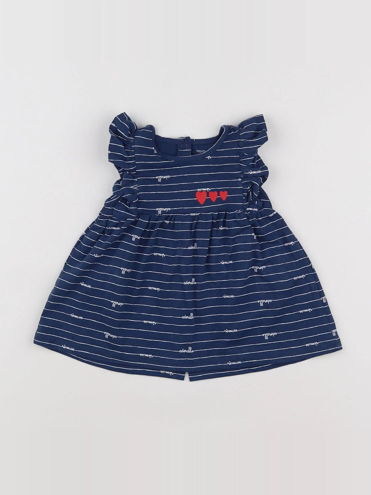 Vertbaudet - robe bleu - 3 mois