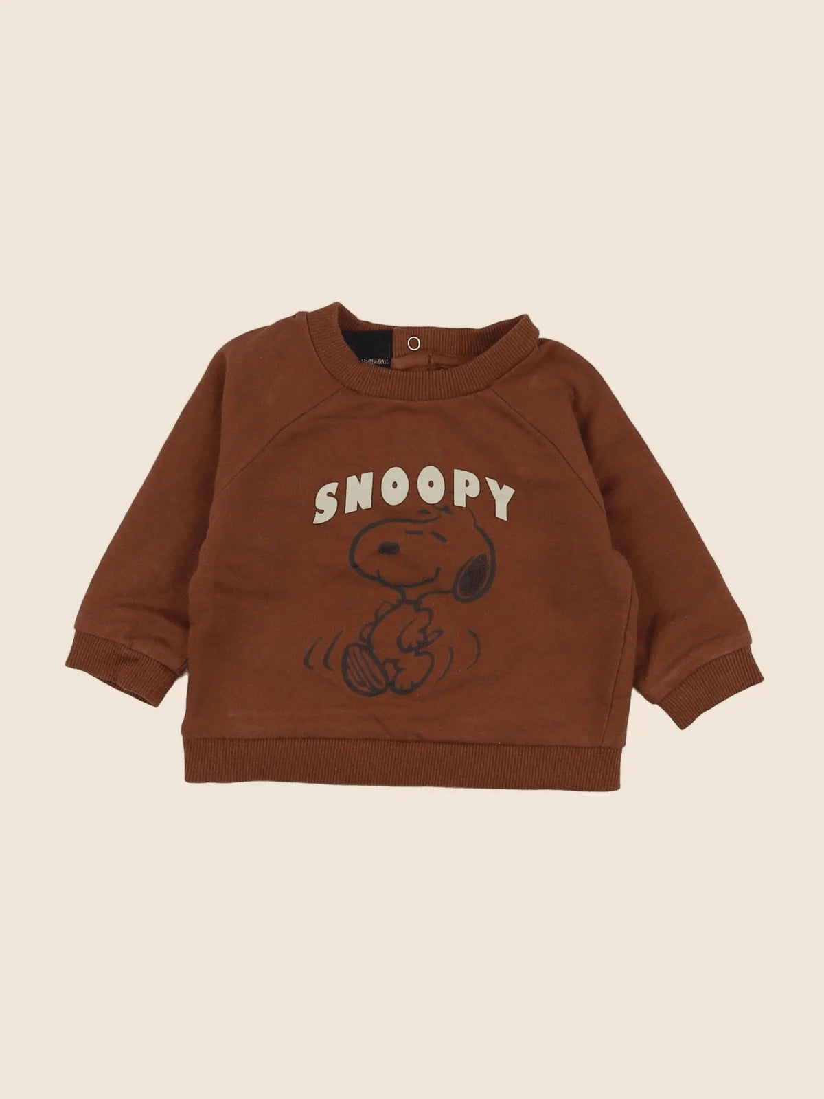 Vertbaudet - sweat marron - 3 mois
