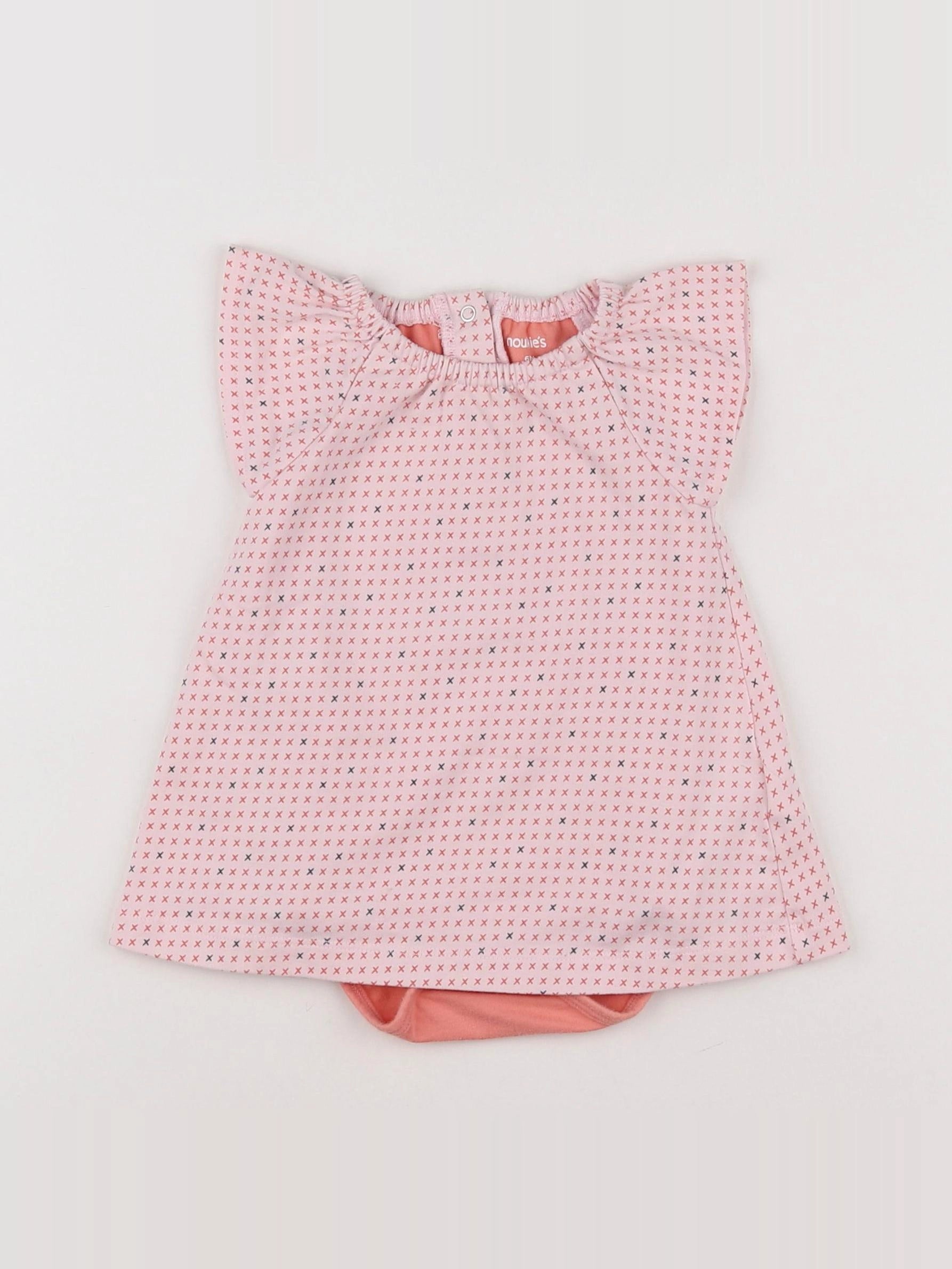 Noukie's - body robe rose - 6 mois