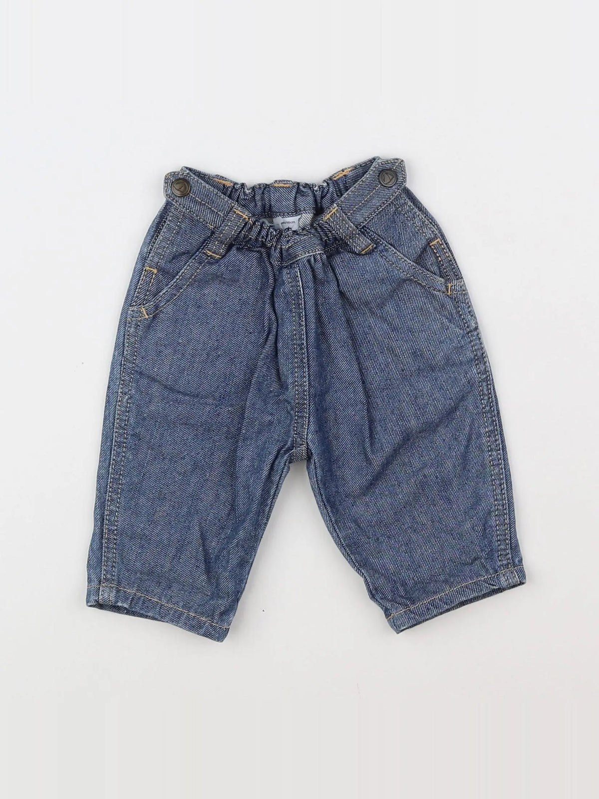 Petit Bateau - jean bleu - 3 mois