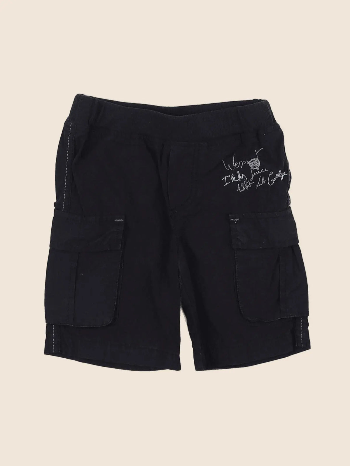 IKKS - short noir - 6 mois