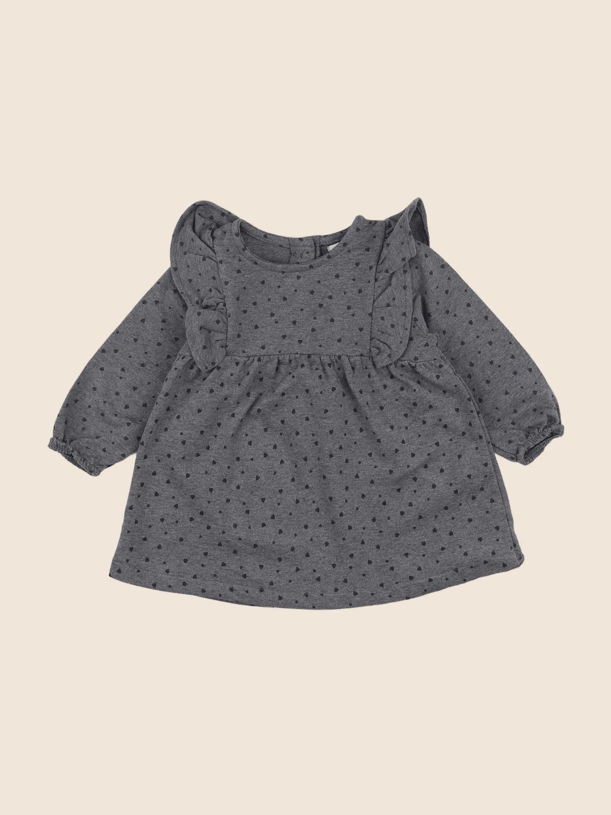 Vertbaudet - robe gris - 9 mois