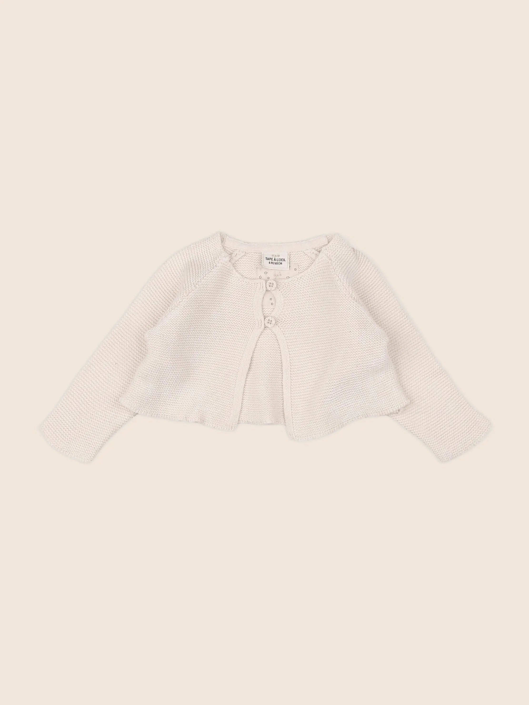 Tape à l'oeil - gilet rose - 6 mois