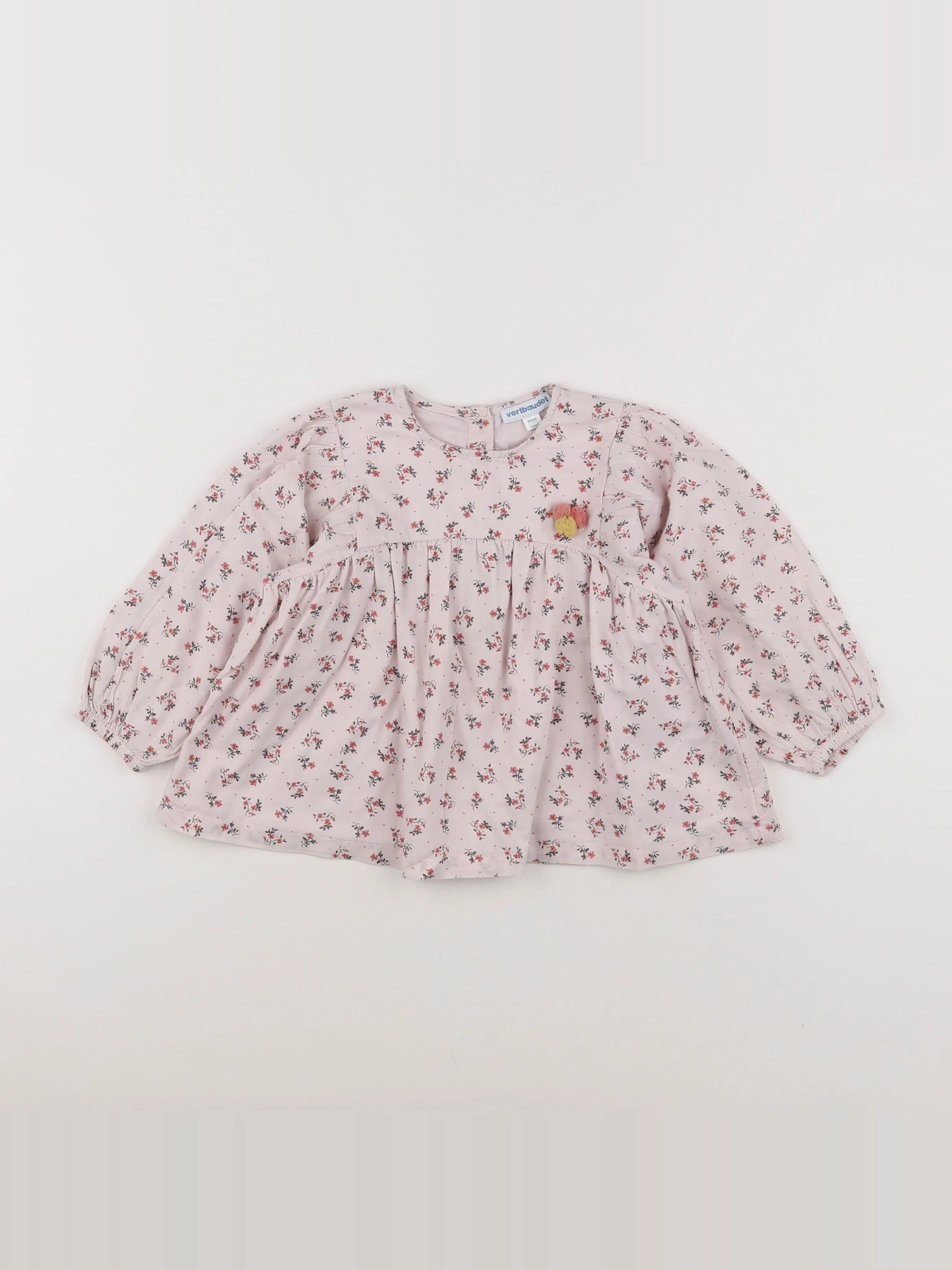 Vertbaudet - blouse rose - 2 ans