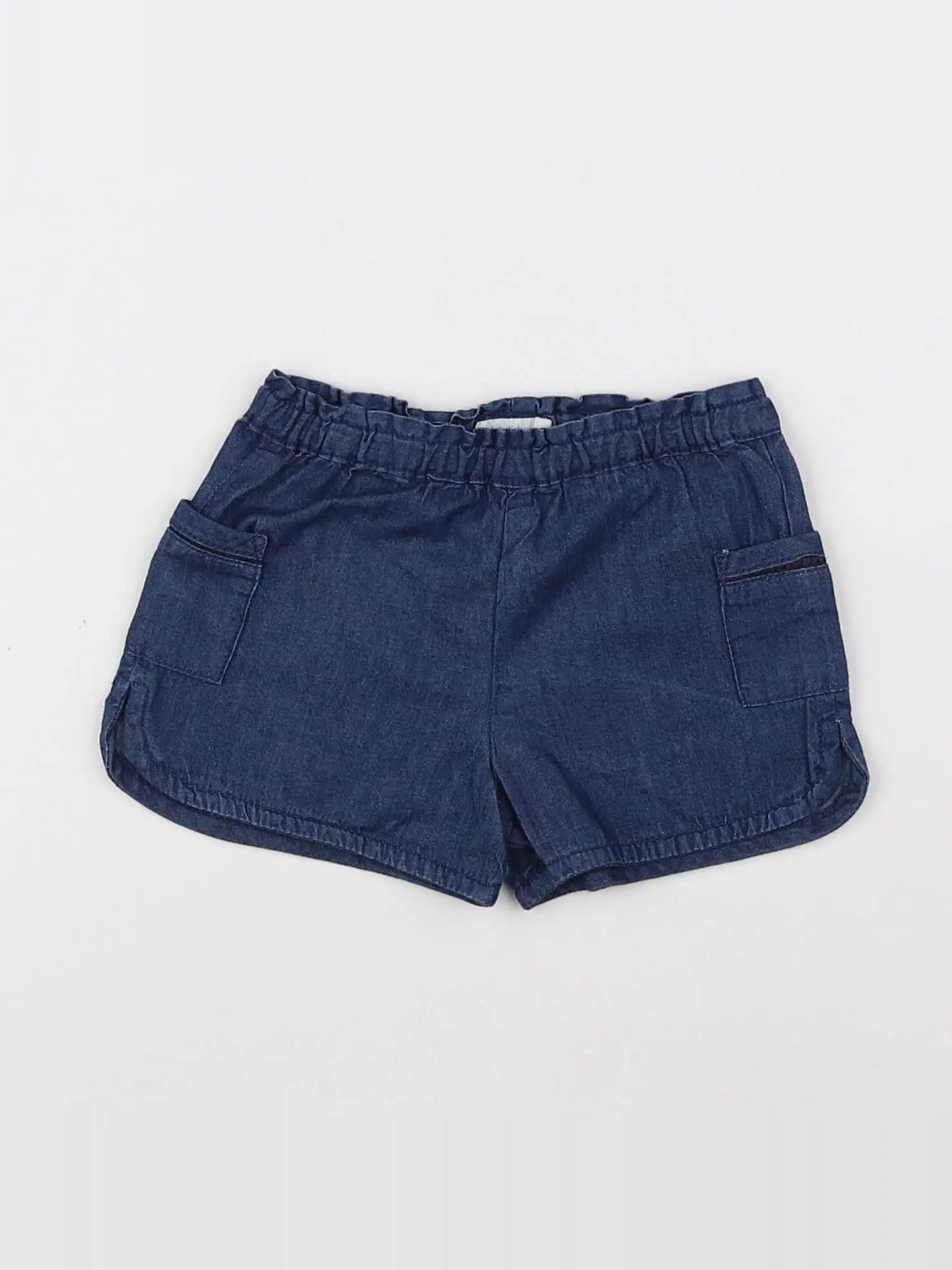 Boutchou - short bleu - 12 mois