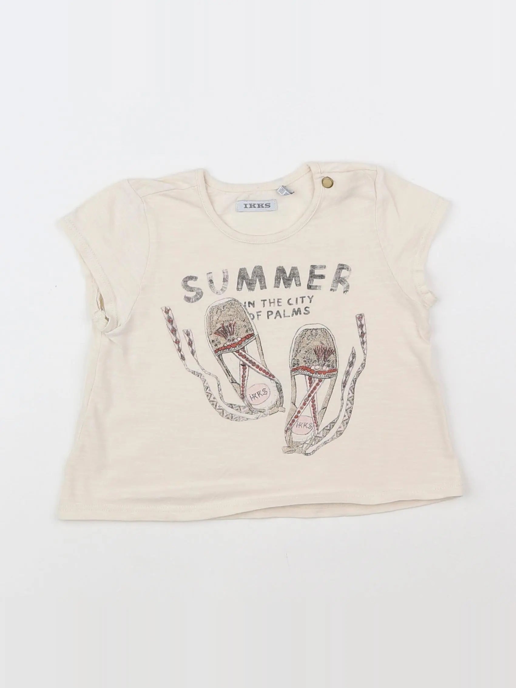 IKKS - tee-shirt blanc - 18 mois