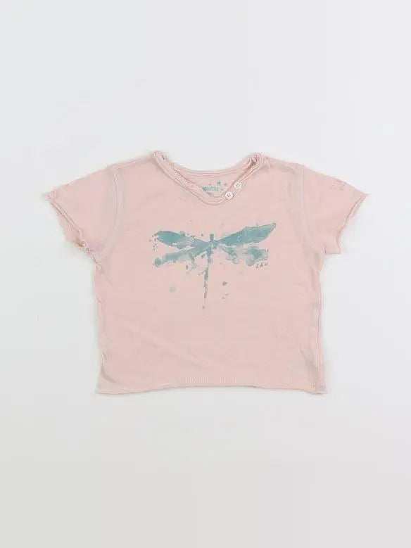 Zadig & Voltaire - tee-shirt rose - 6 mois