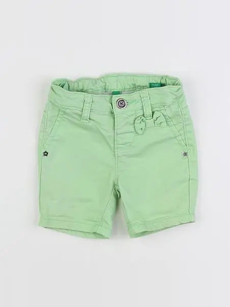 Benetton - short vert - 12 mois