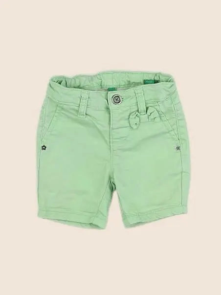 Benetton - short vert - 12 mois