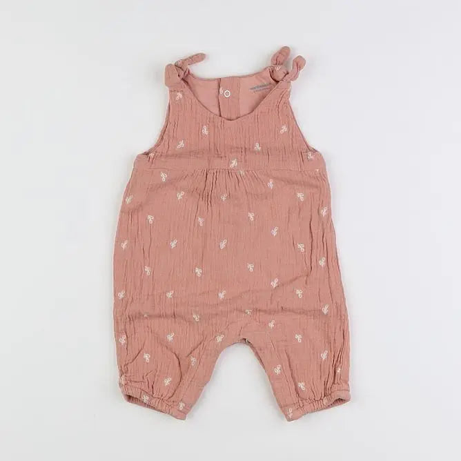 Vertbaudet - combinaison rose - 3 mois