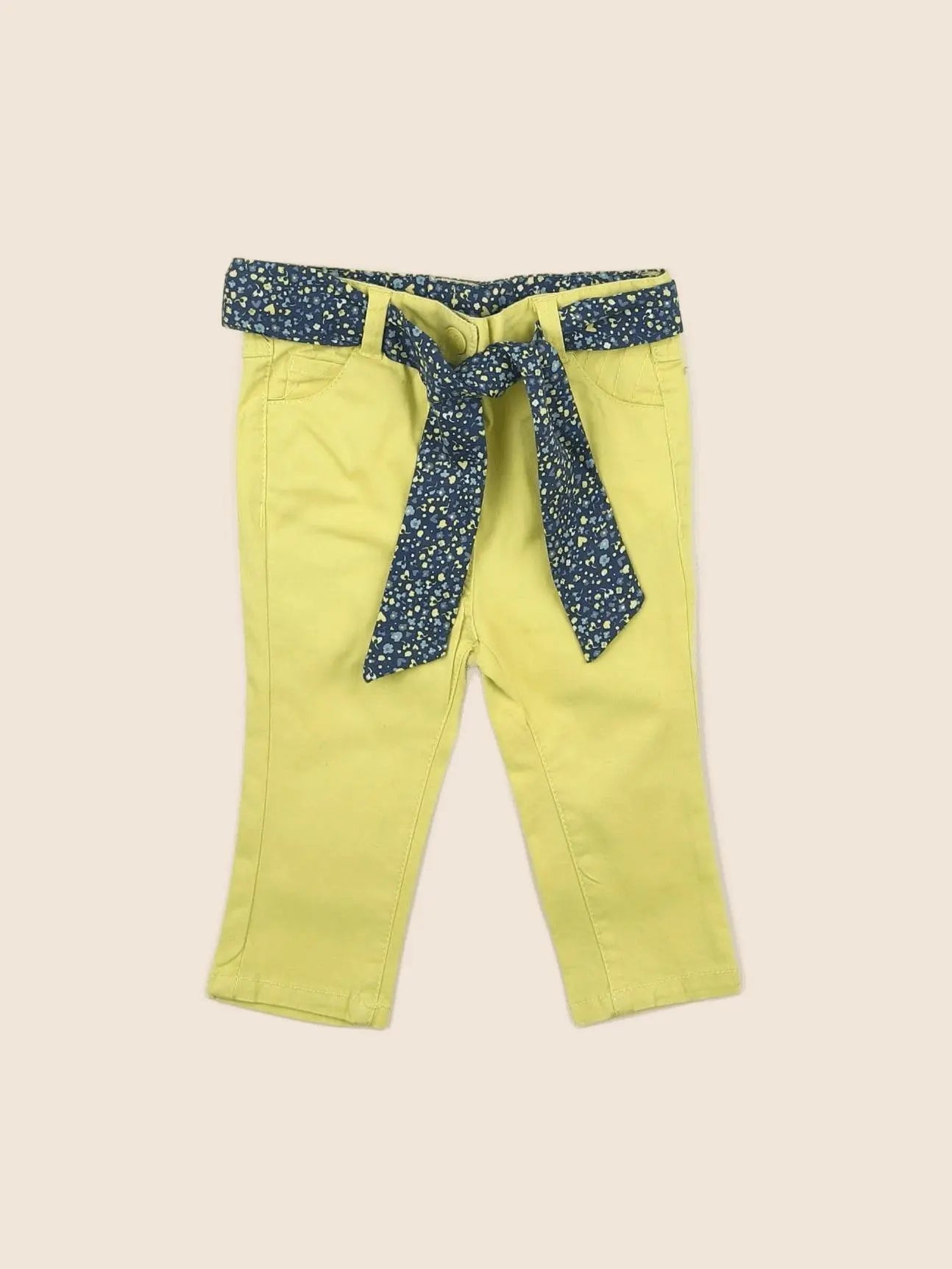 Tape à l'oeil - pantalon jaune - 6 mois